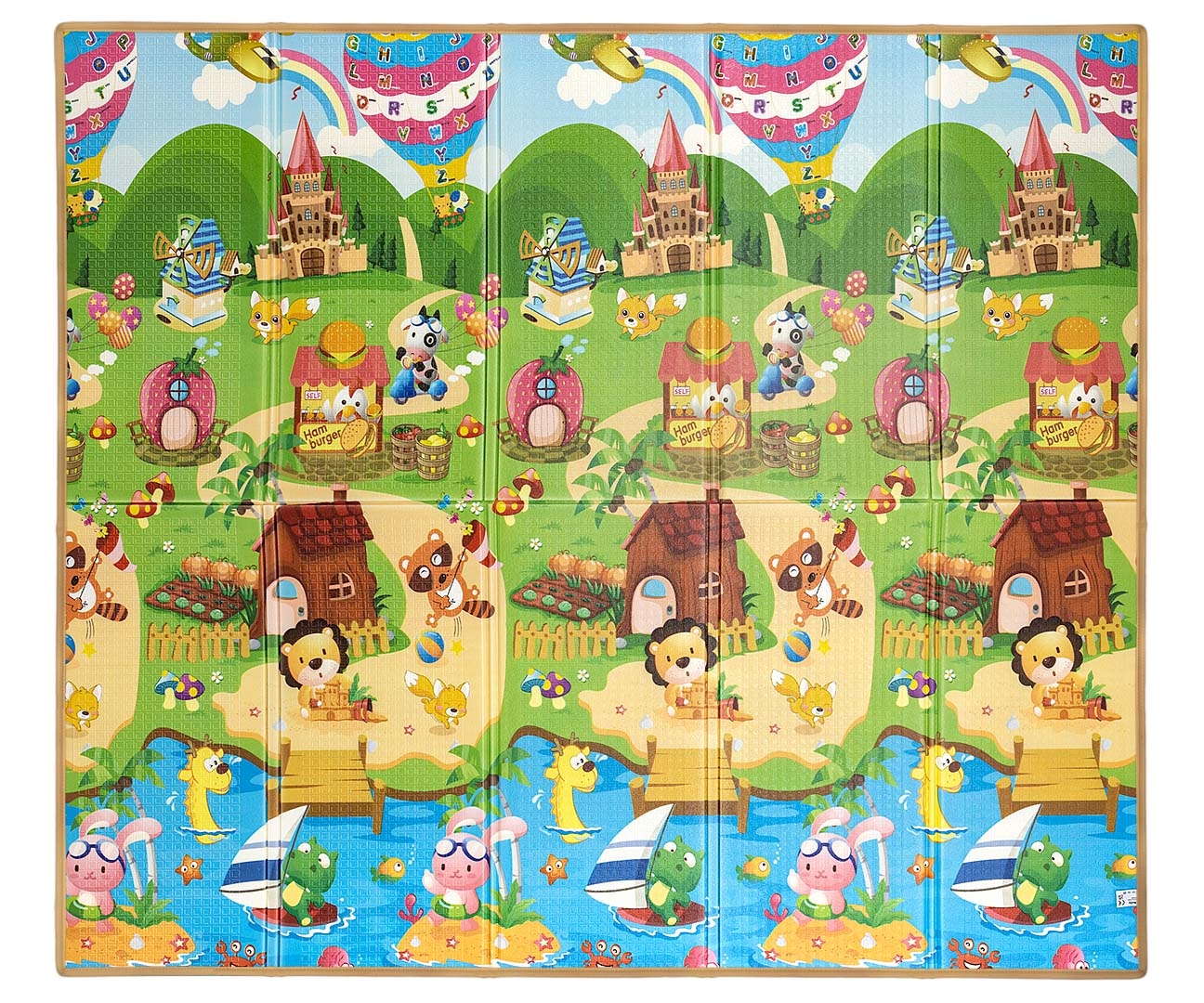 Milly Mally Mata piankowa składana Play Colourful Animals T1 — zdjęcie 2