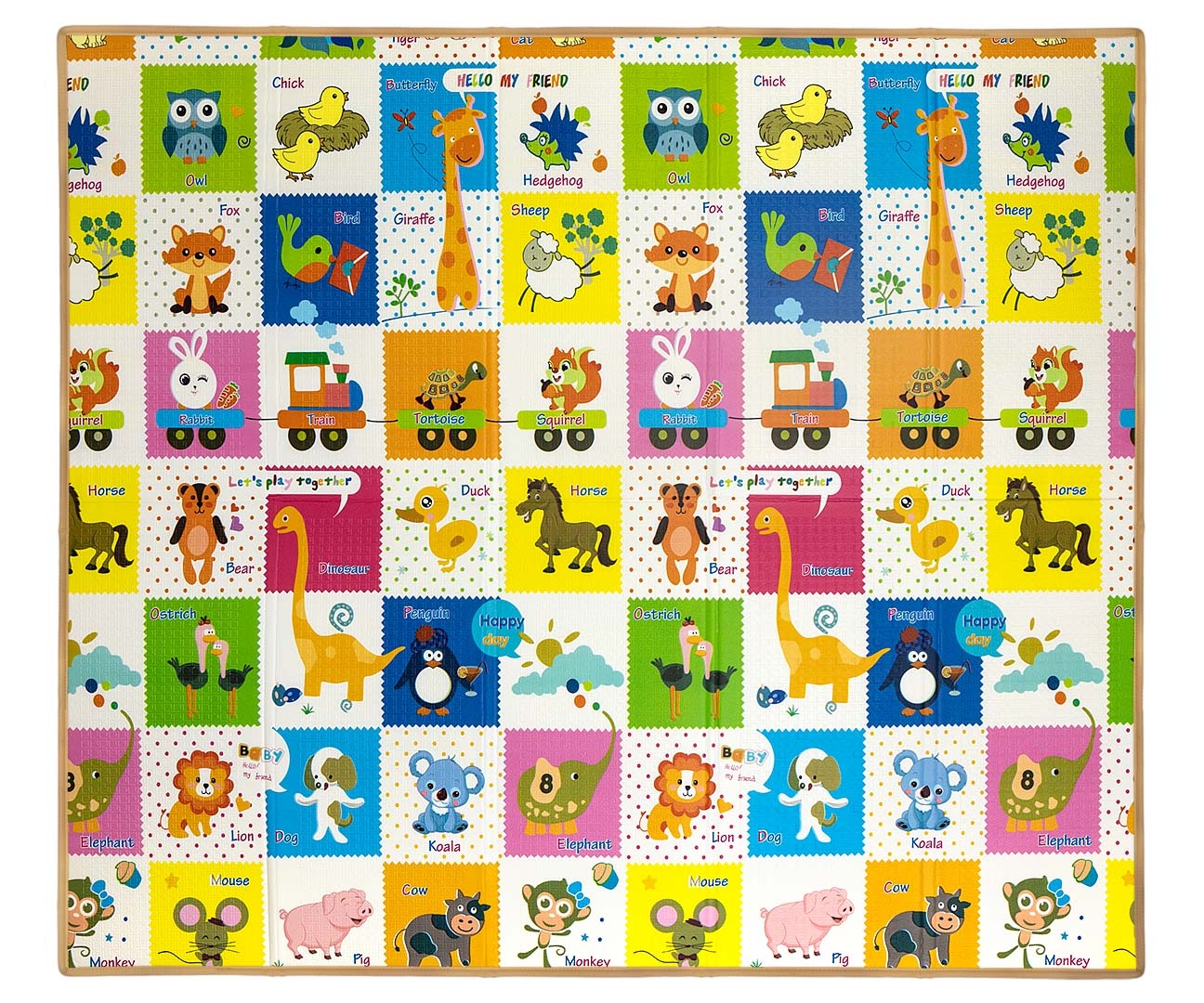 Milly Mally Mata piankowa składana Play Colourful Animals T1 — zdjęcie 3