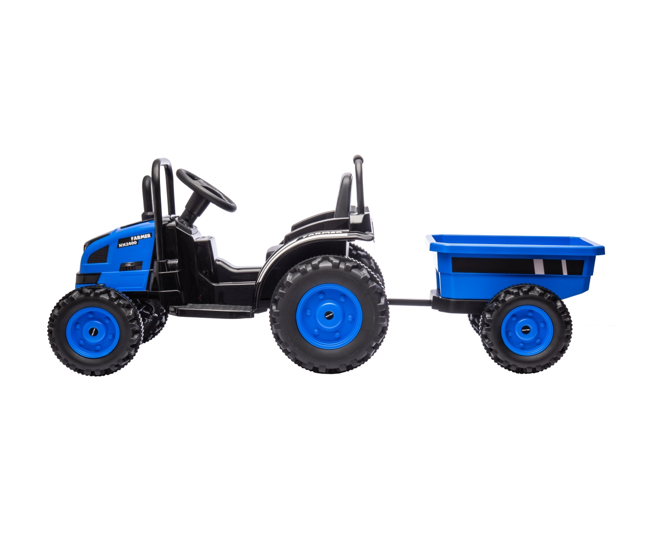 Milly Mally Pojazd na akumulator Traktor z przyczepą Farmer Blue — zdjęcie 5