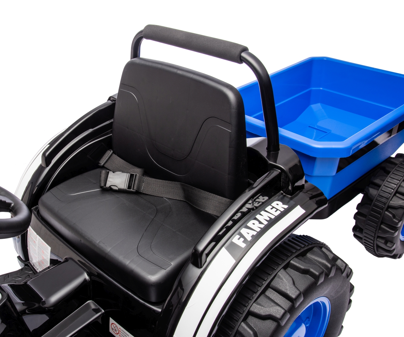 Milly Mally Pojazd na akumulator Traktor z przyczepą Farmer Blue — zdjęcie 8