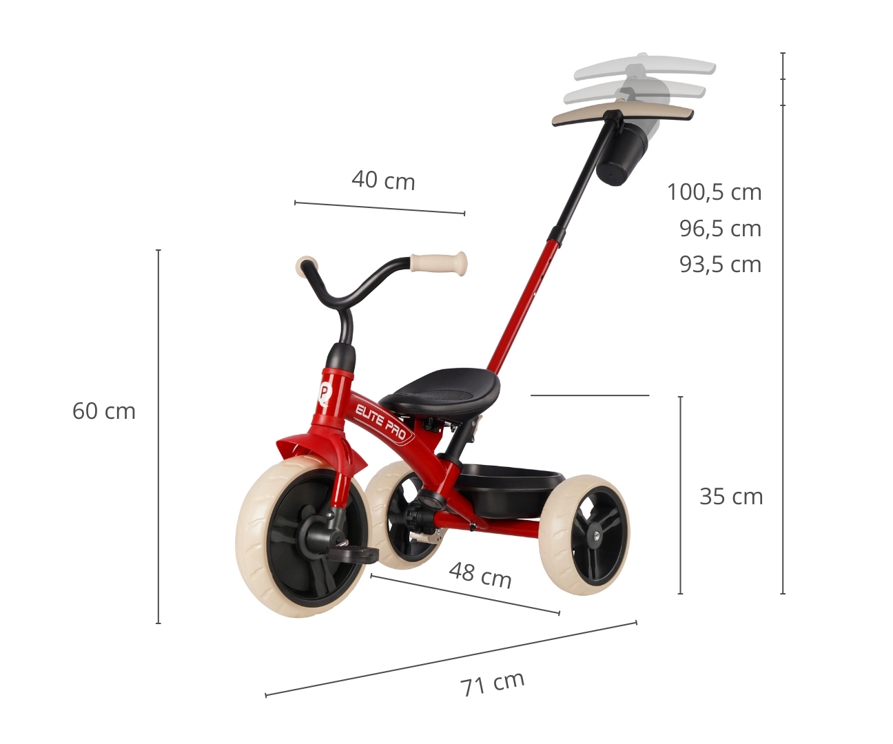 ND18_5903 Qplay Rowerek Trojkolowy Elite Pro Red