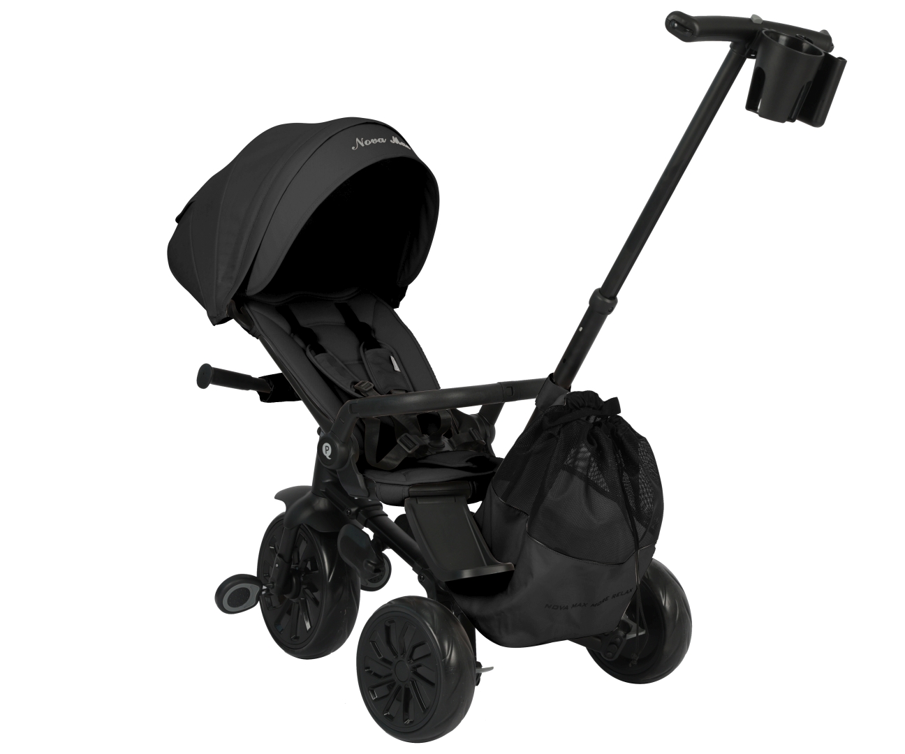 Qplay Rowerek Trójkołowy Nova Max Black — zdjęcie 3