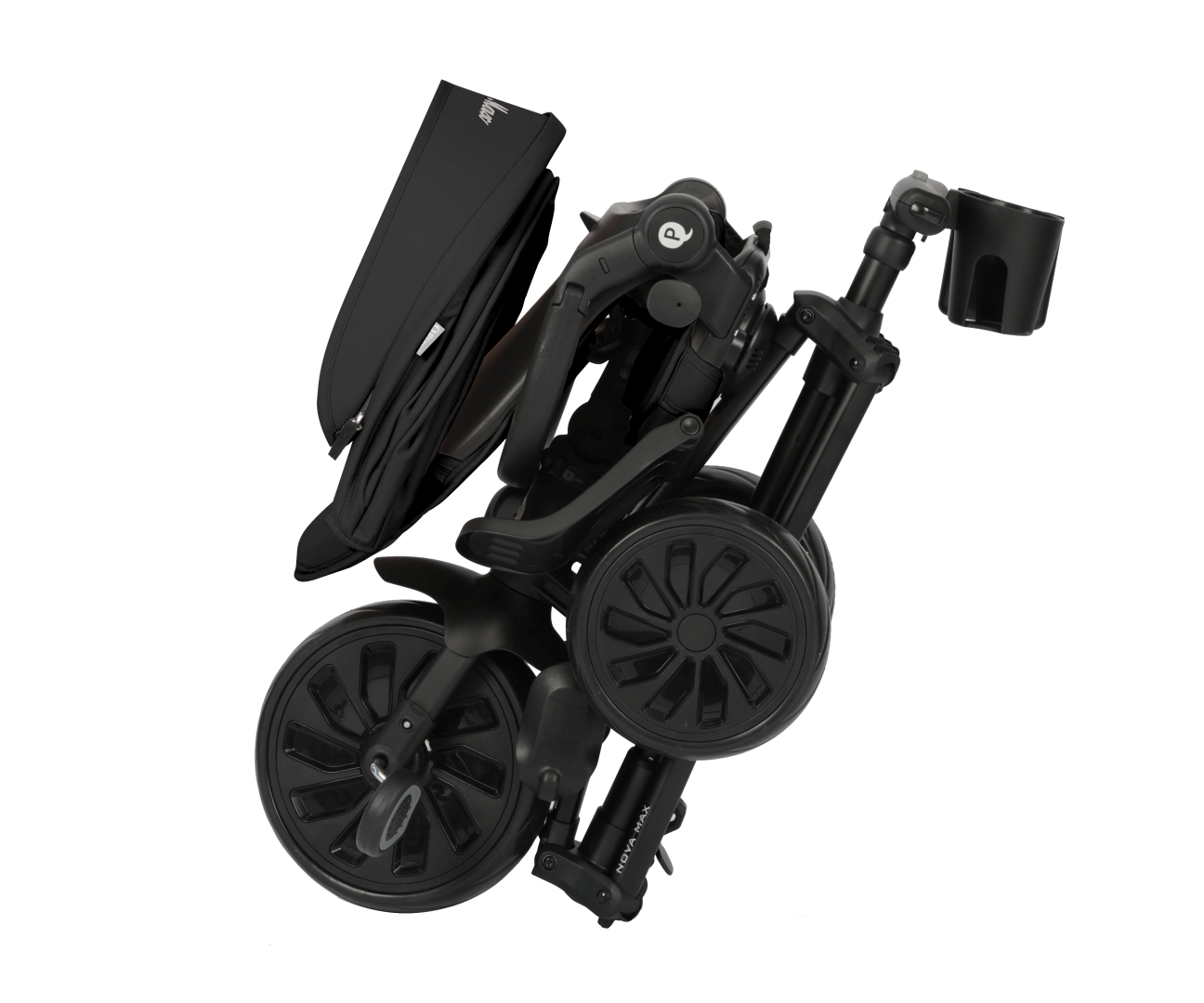 Qplay Rowerek Trójkołowy Nova Max Black — zdjęcie 7