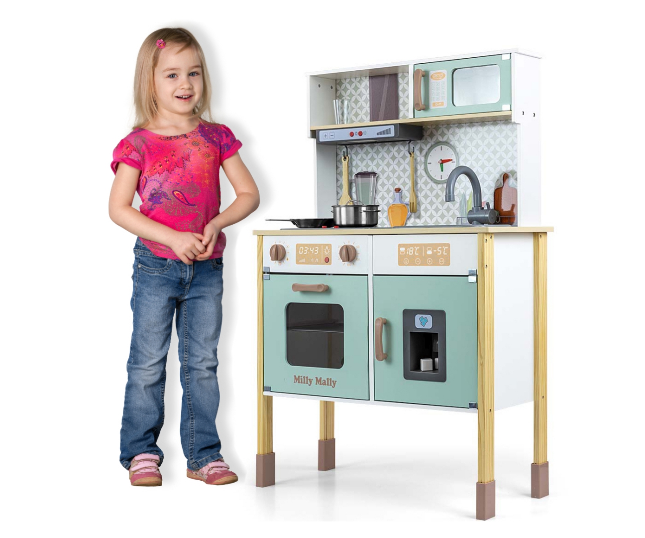Milly Mally Drewniana kuchnia Bjorn - Mint — zdjęcie 13
