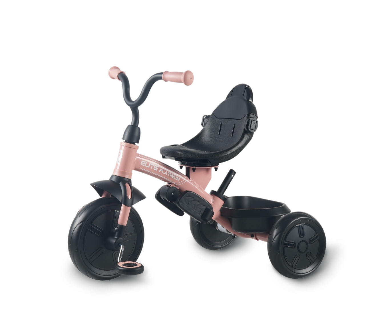 Qplay Rowerek Trójkołowy Elite Platinum Pink — zdjęcie 6