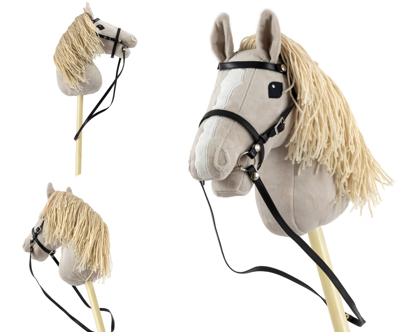 Milly Mally Hobby Plus Koń na Kiju Light Grey — zdjęcie 4
