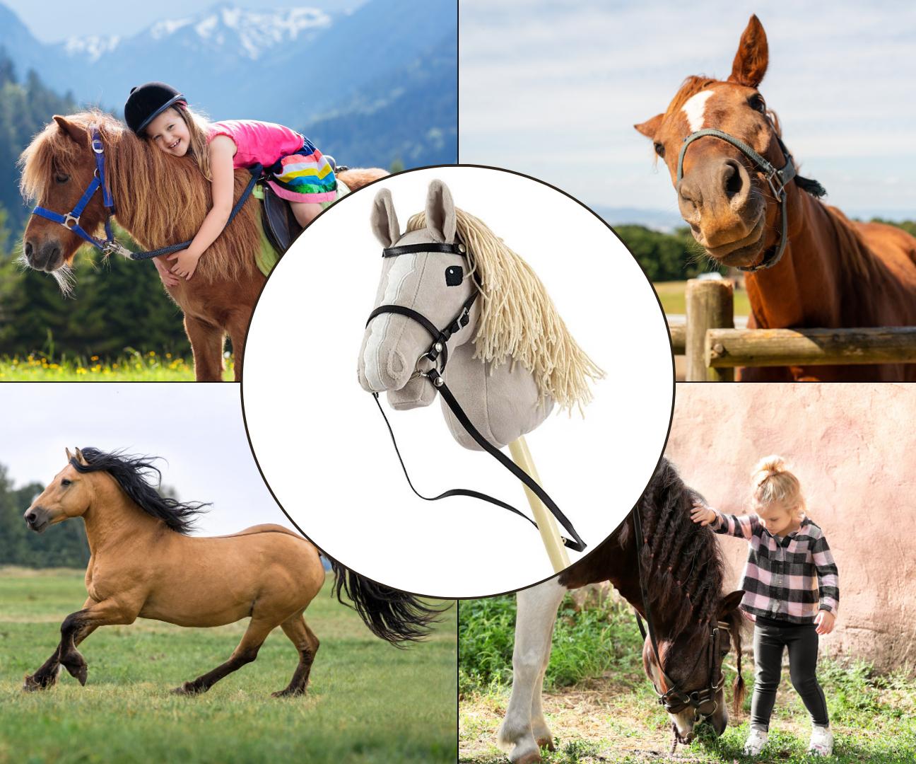 Milly Mally Hobby Plus Koń na Kiju Light Grey — zdjęcie 6