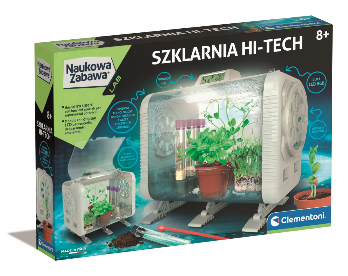 Clementoni Naukowa zabawa. Szklarnia High-Tech 50915