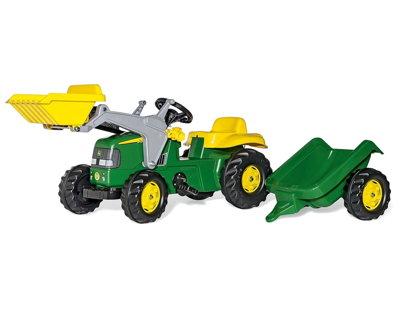 Rolly Toys 6 Rolly Junior John Deere traktor koos..