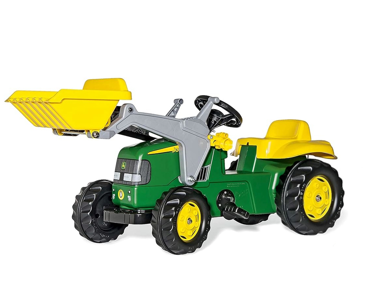 Rolly Toys 811496 Traktor Rolly Junior John Deere z łyżką i przyczepą — zdjęcie 2