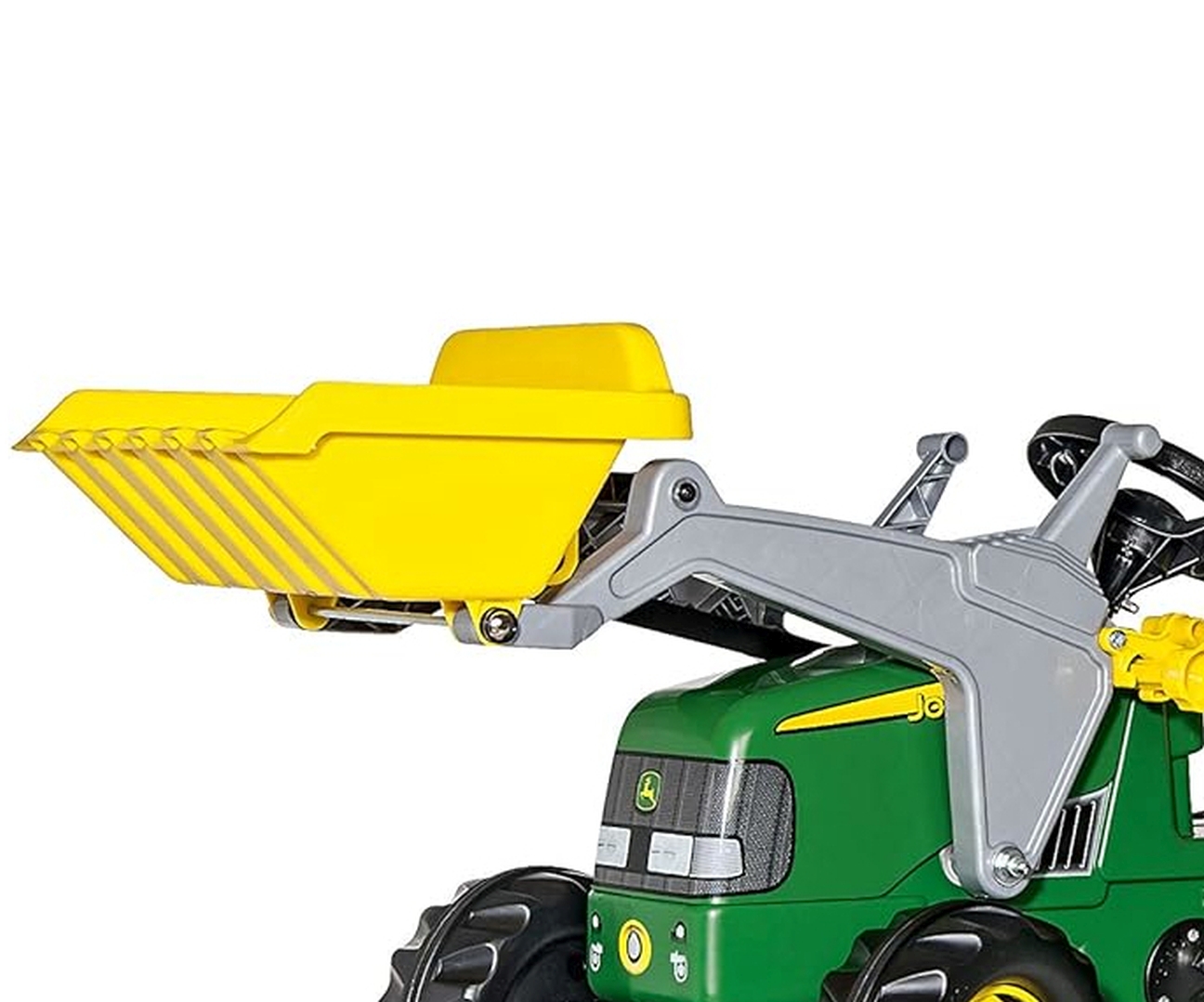 Rolly Toys 811496 Traktor Rolly Junior John Deere z łyżką i przyczepą — zdjęcie 4