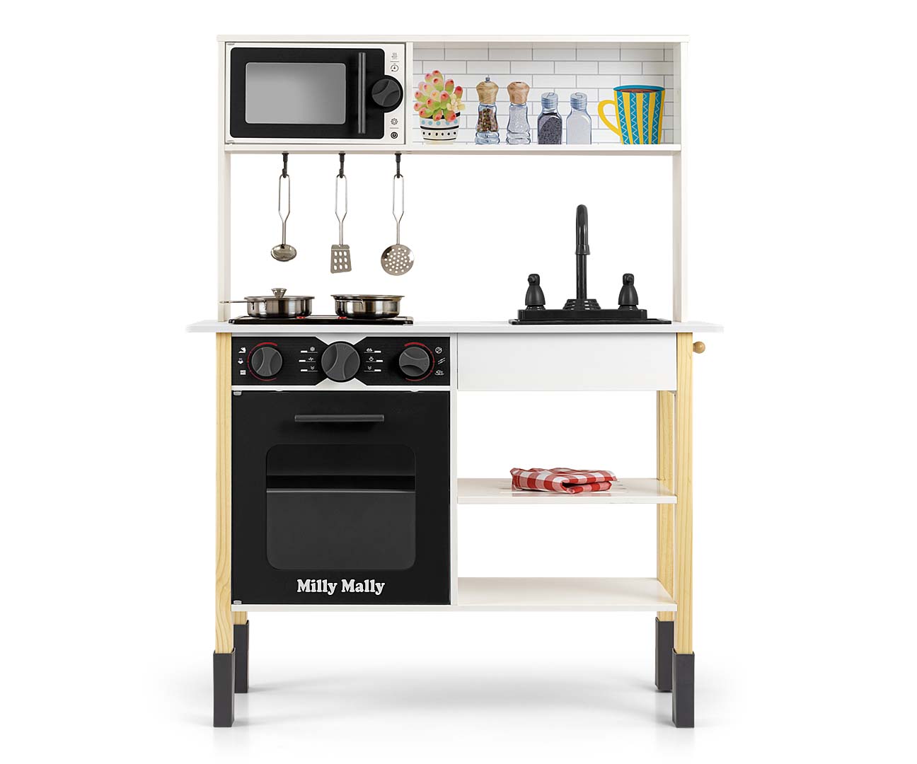Milly Mally Drewniana kuchnia Astrid Black — zdjęcie 2