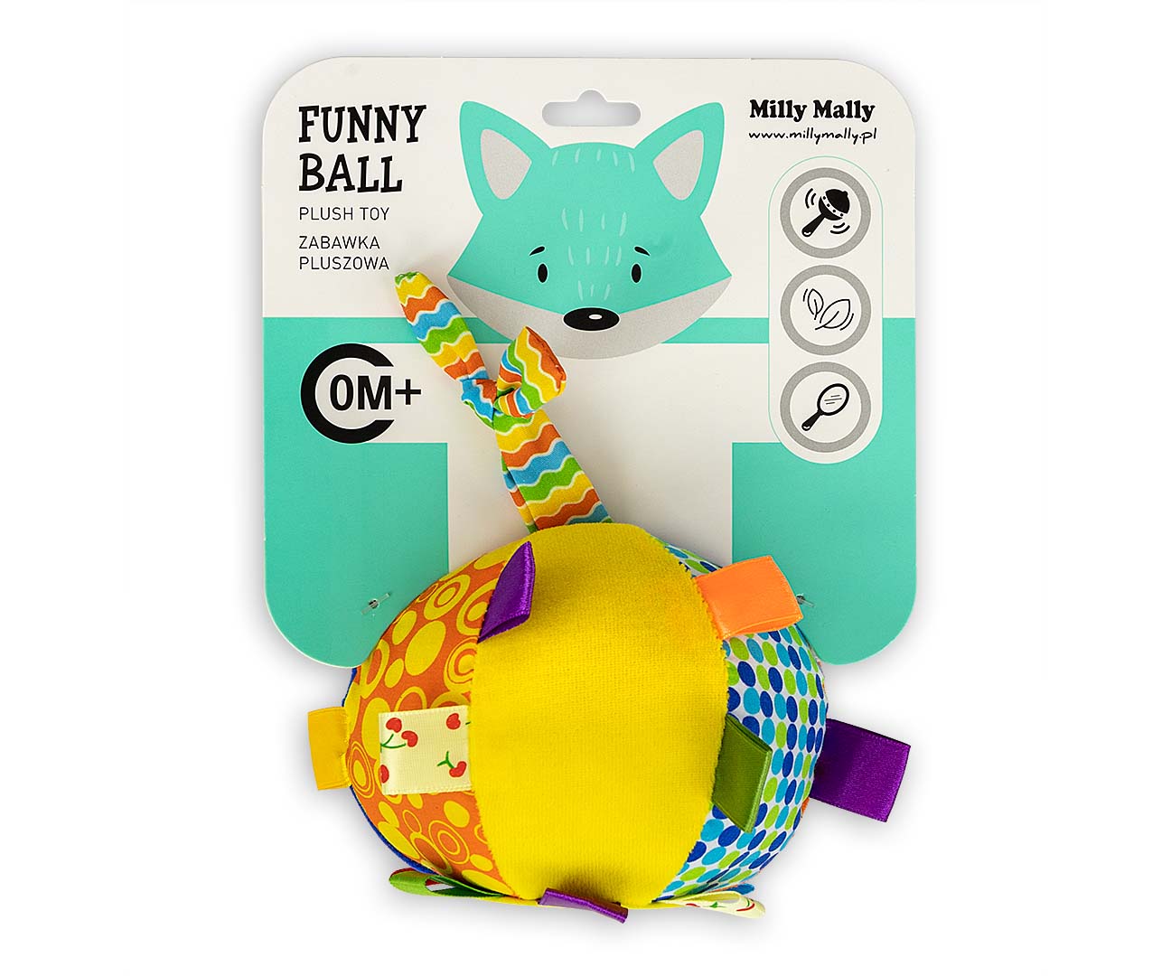 Zabawka pluszowa Piłka - Funny ball - 2992 — zdjęcie 4