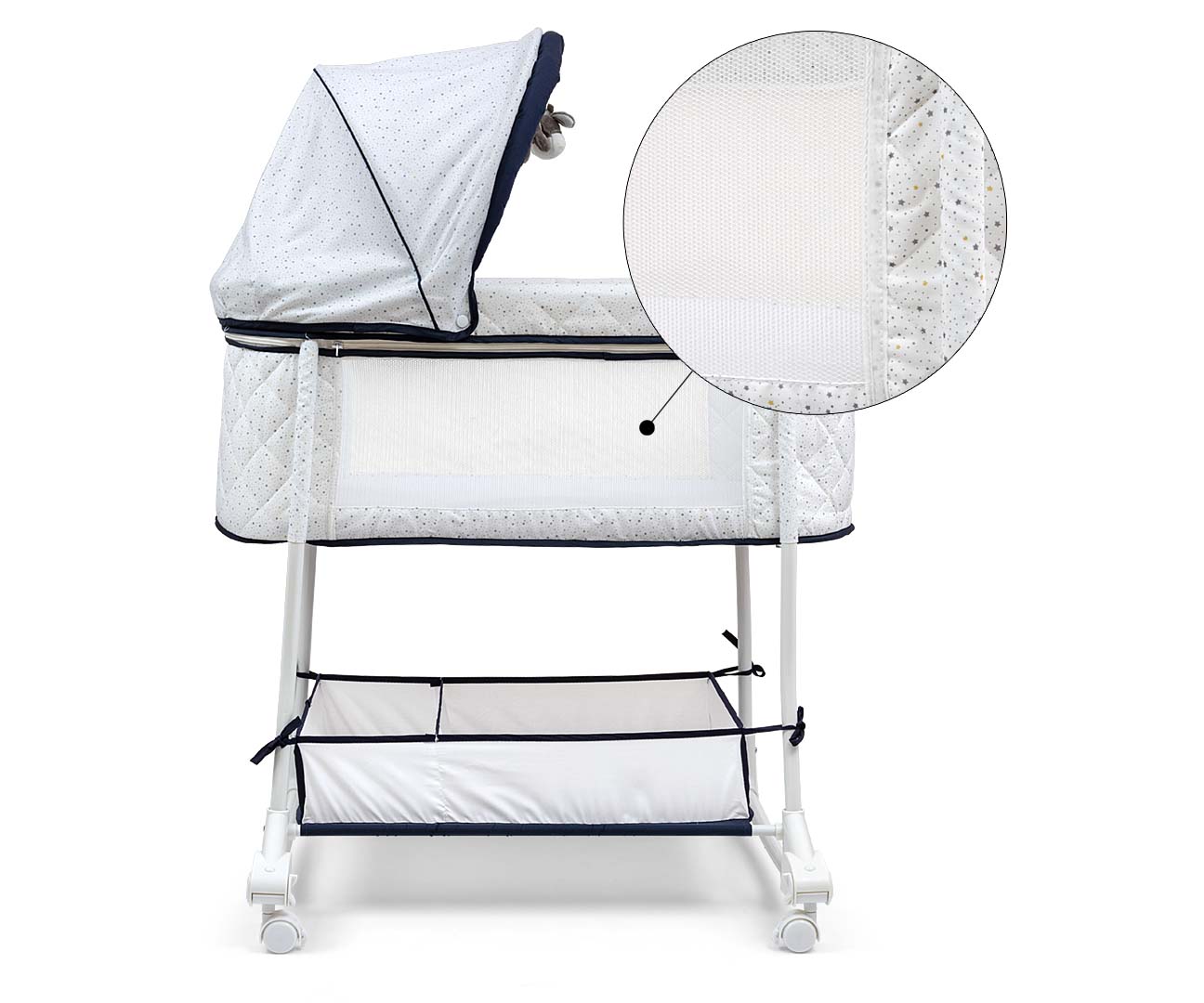Milly Mally Kołyska Dream On - SIMPLE GREY — zdjęcie 11