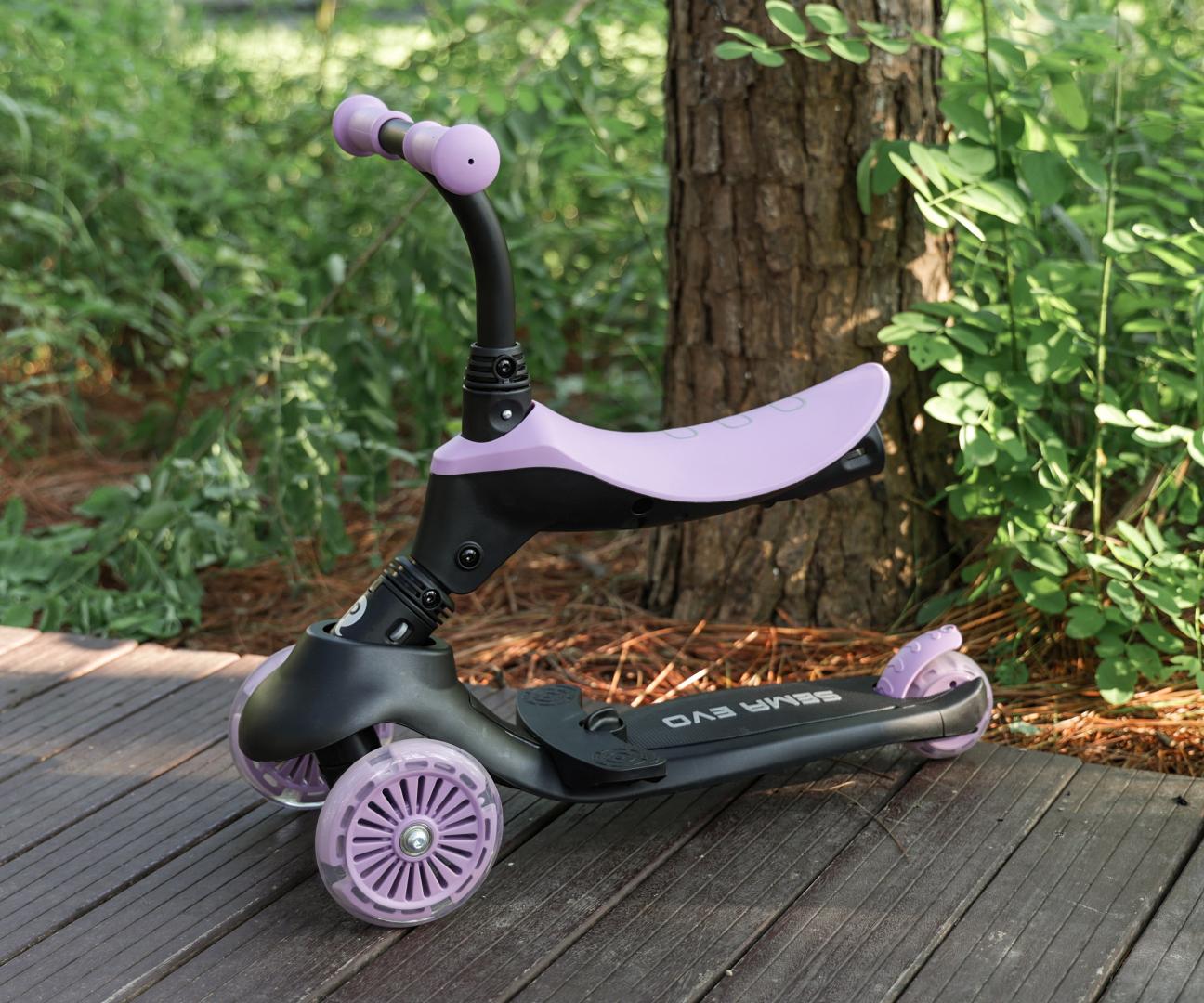 Qplay Hulajnoga Sema Evo 3w1 Violet — zdjęcie 10