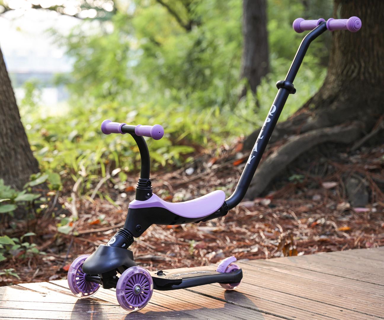 Qplay Hulajnoga Sema Evo 3w1 Violet — zdjęcie 11