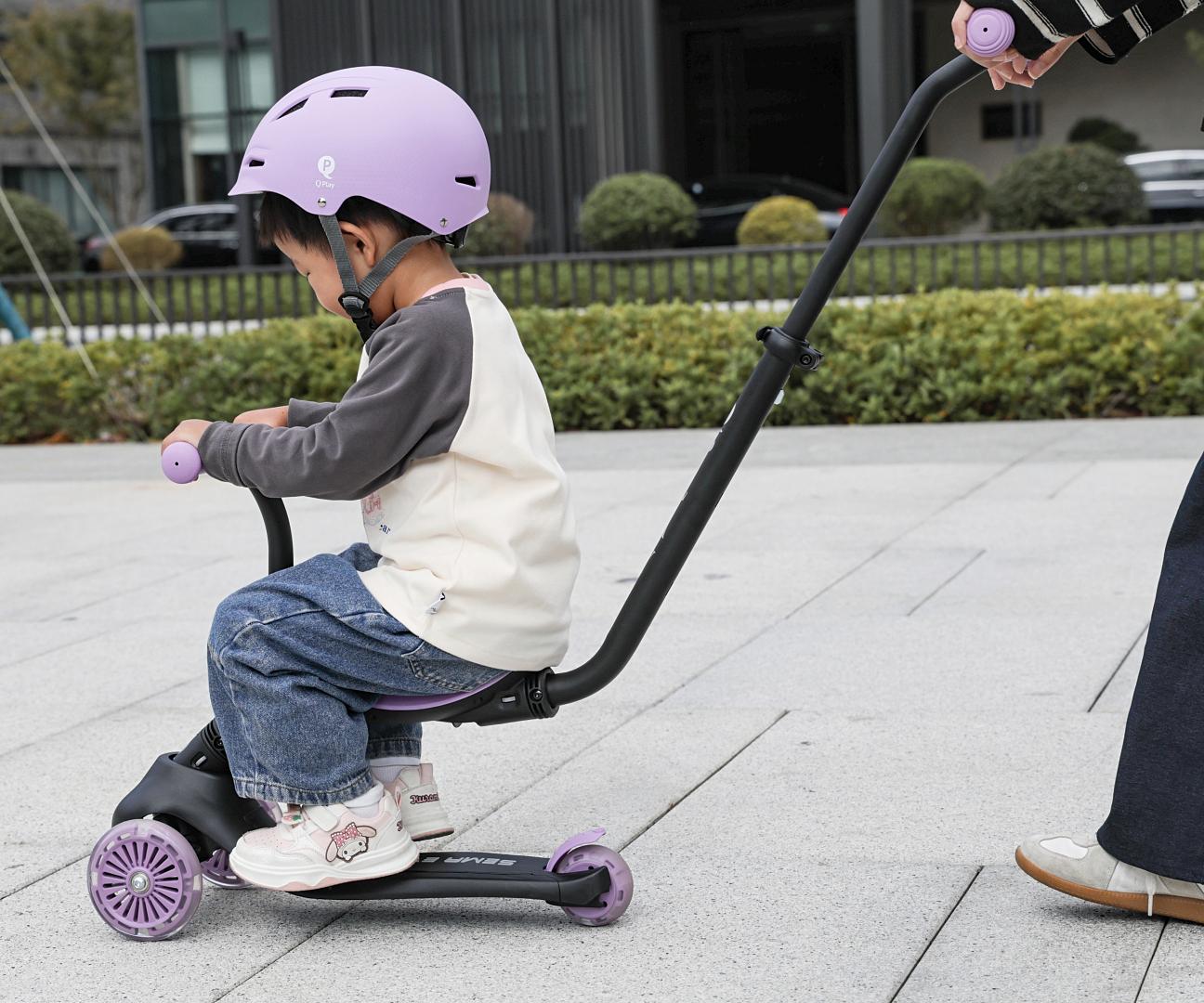 Qplay Hulajnoga Sema Evo 3w1 Violet — zdjęcie 12