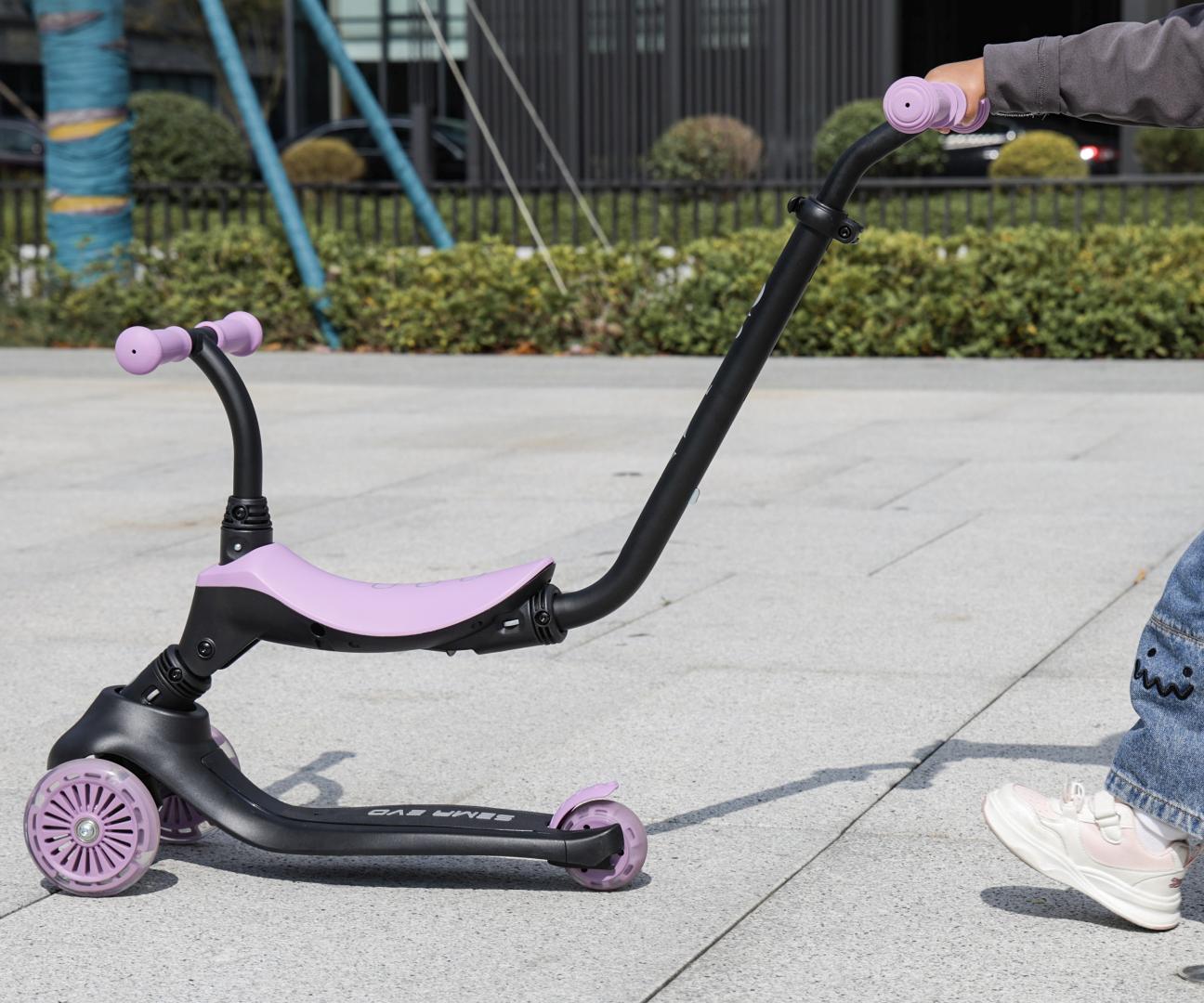 Qplay Hulajnoga Sema Evo 3w1 Violet — zdjęcie 13