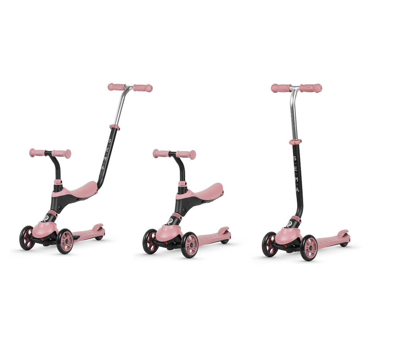 Qplay Hulajnoga Sema 3w1 Pink — zdjęcie 7