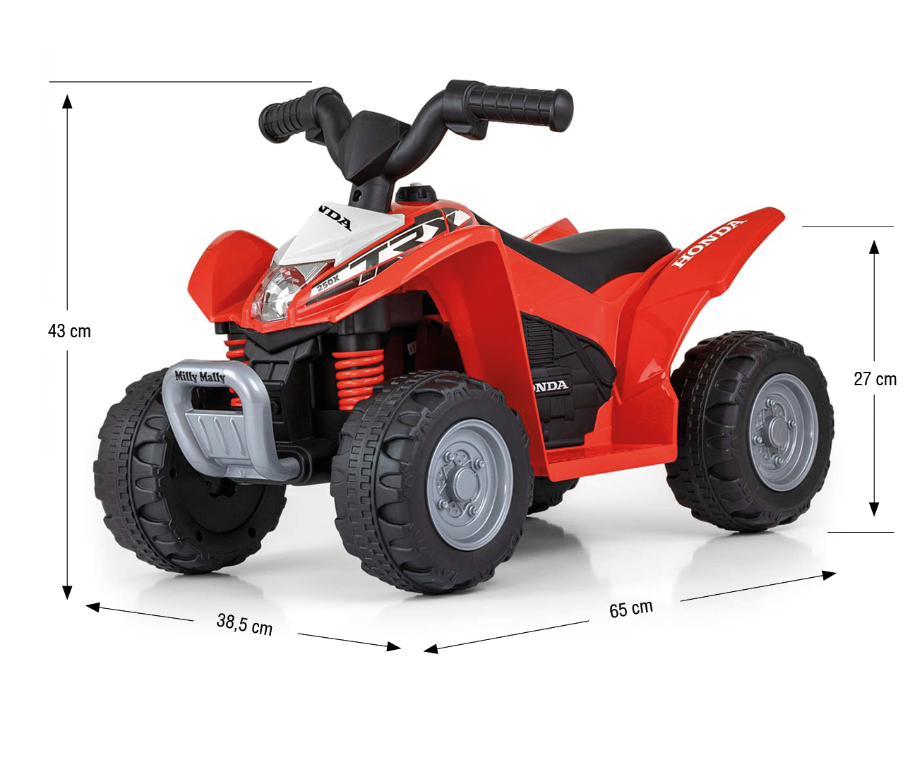 Milly Mally Pojazd na akumulator Quad HONDA ATV Red — zdjęcie 6