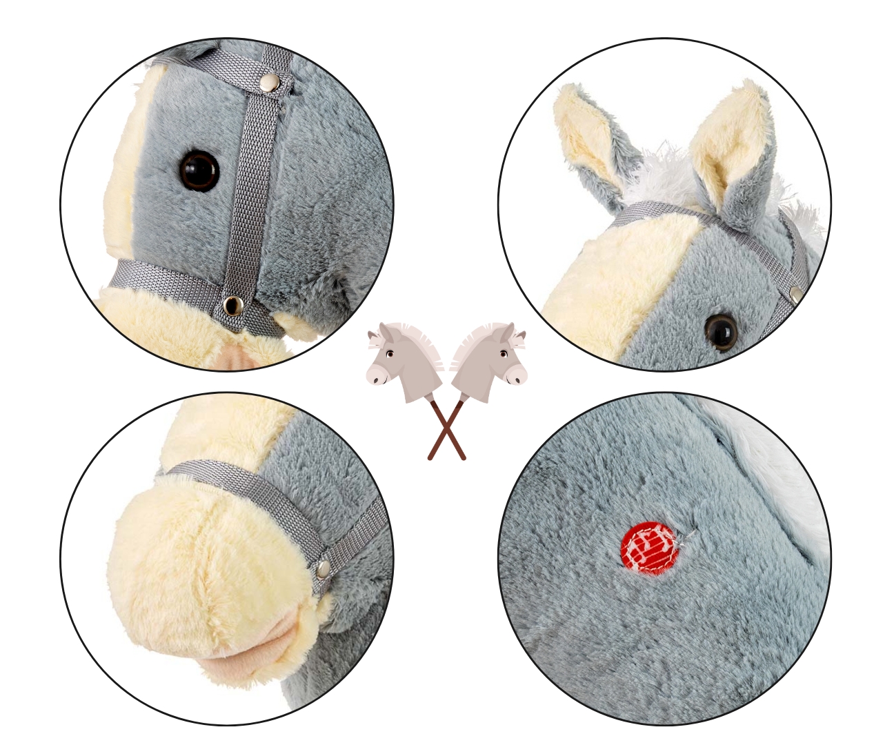 Milly Mally Hobby Koń na Kiju Grey — zdjęcie 7