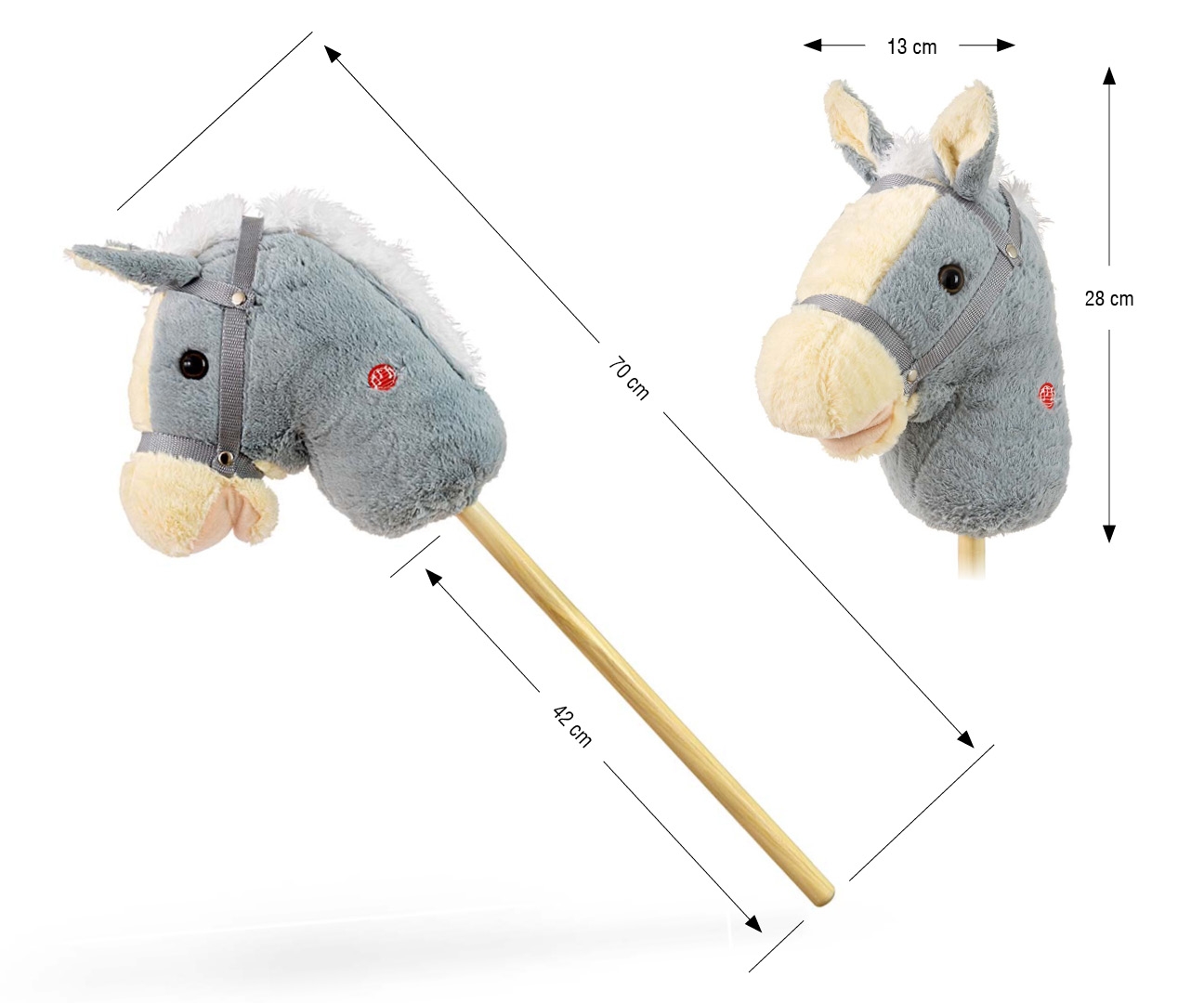 Milly Mally Hobby Koń na Kiju Grey — zdjęcie 9