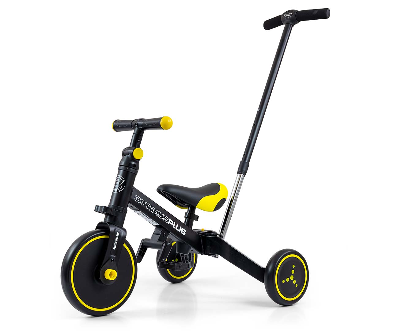 MILLY MALLY Rowerek 4w1 Optimus Plus Black