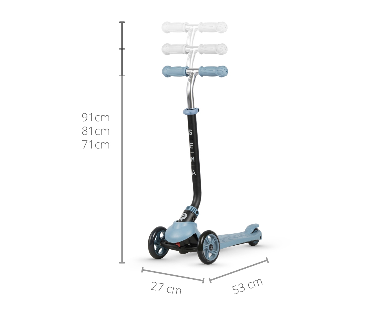 Qplay Hulajnoga Sema 3w1 Blue — zdjęcie 7