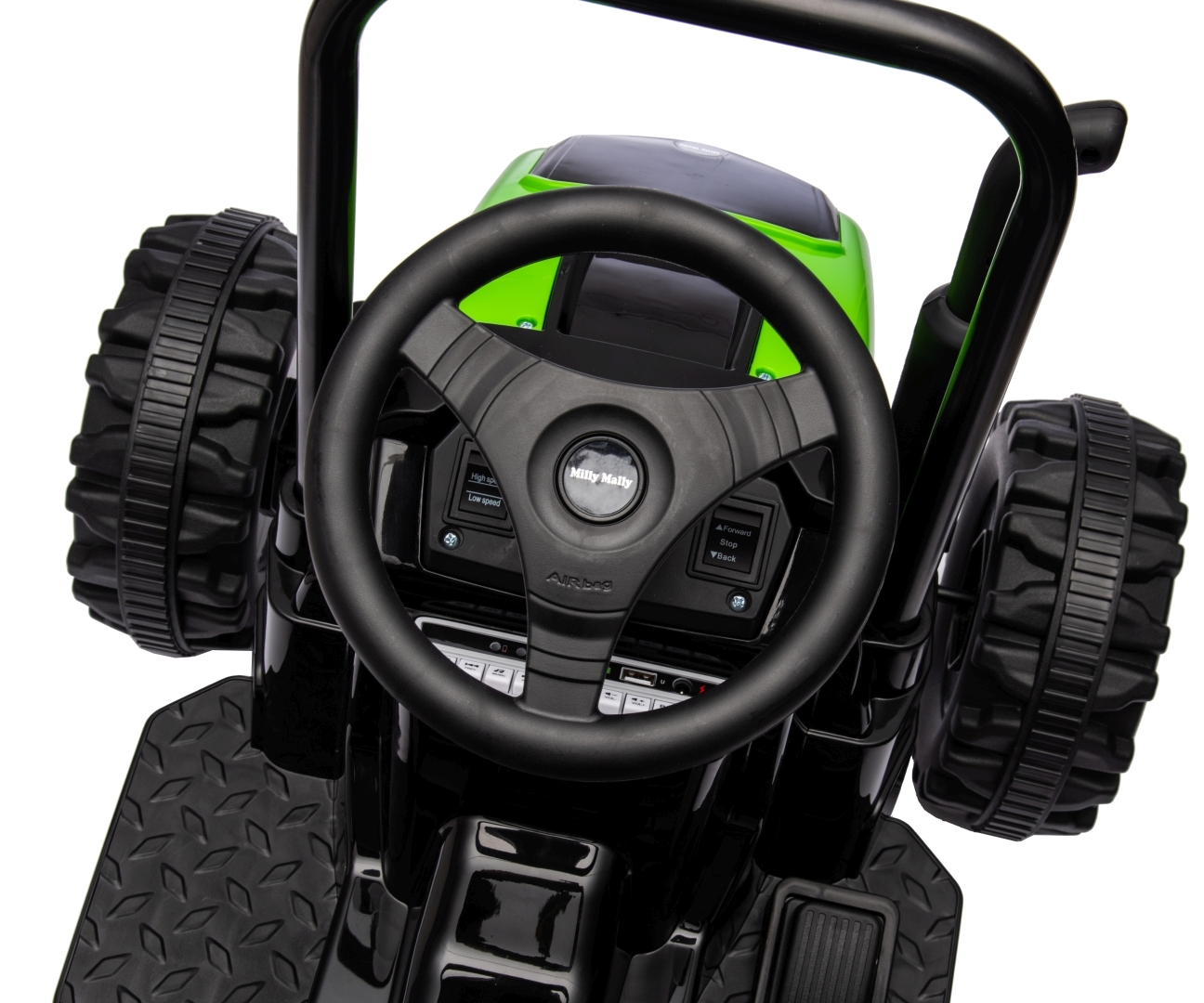 Milly Mally Pojazd na akumulator Traktor z przyczepą Farmer Green — zdjęcie 10