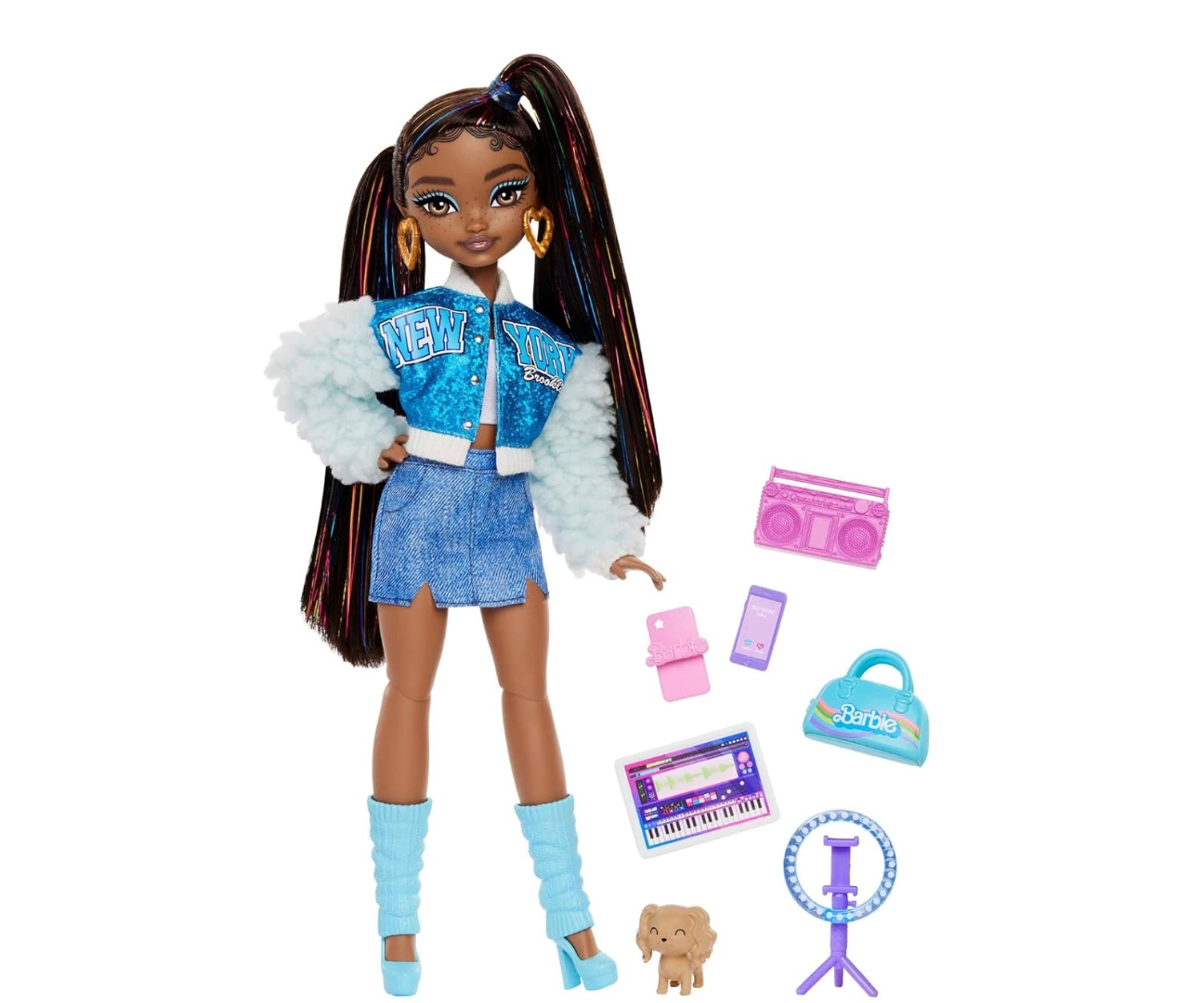 Mattel HYC22 Barbie Dream  Besties Lalka Modowa Brooklyn — zdjęcie 2