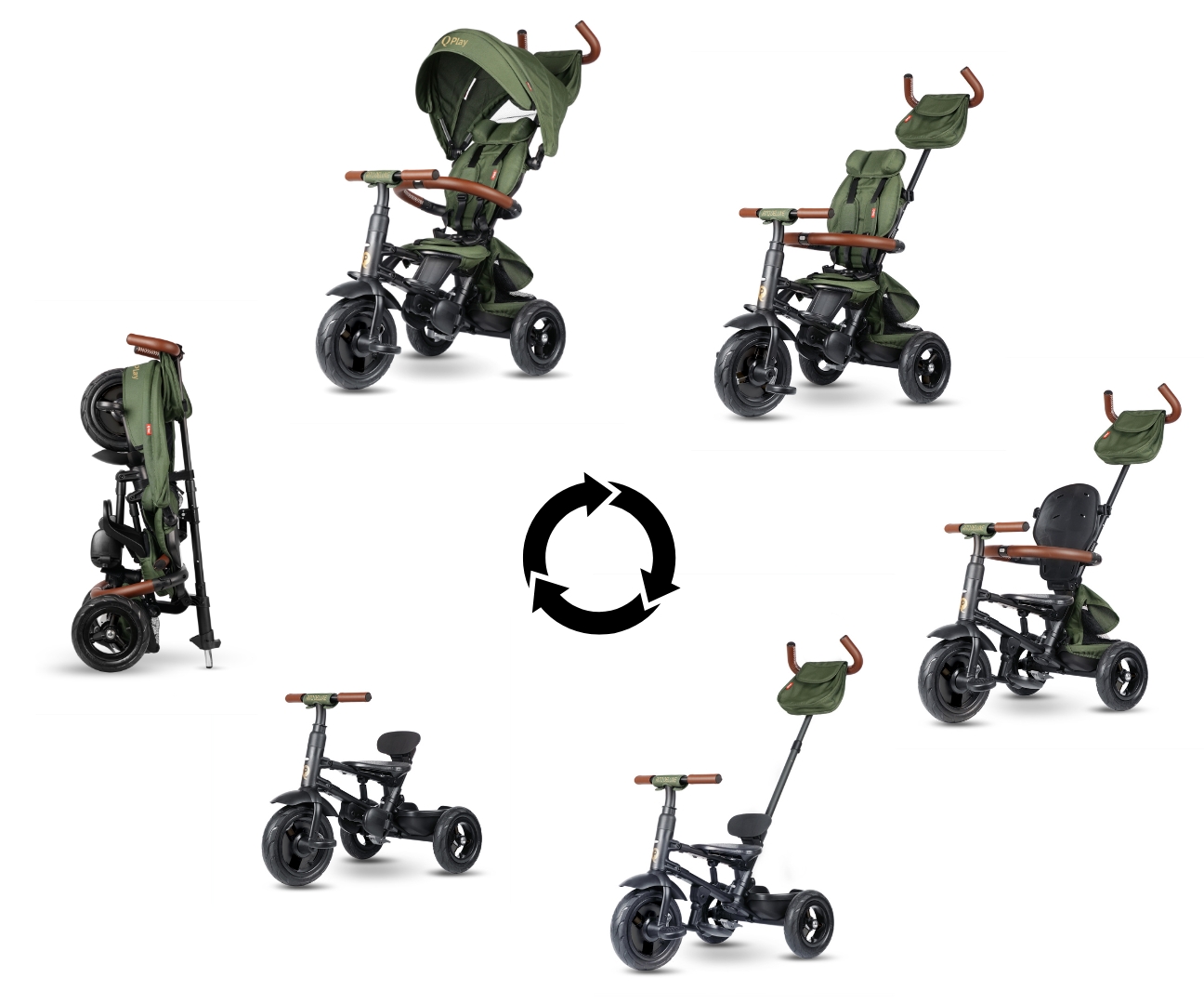 ND18_6298 Qplay Rowerek Trojkolowy Rito Deluxe Ru