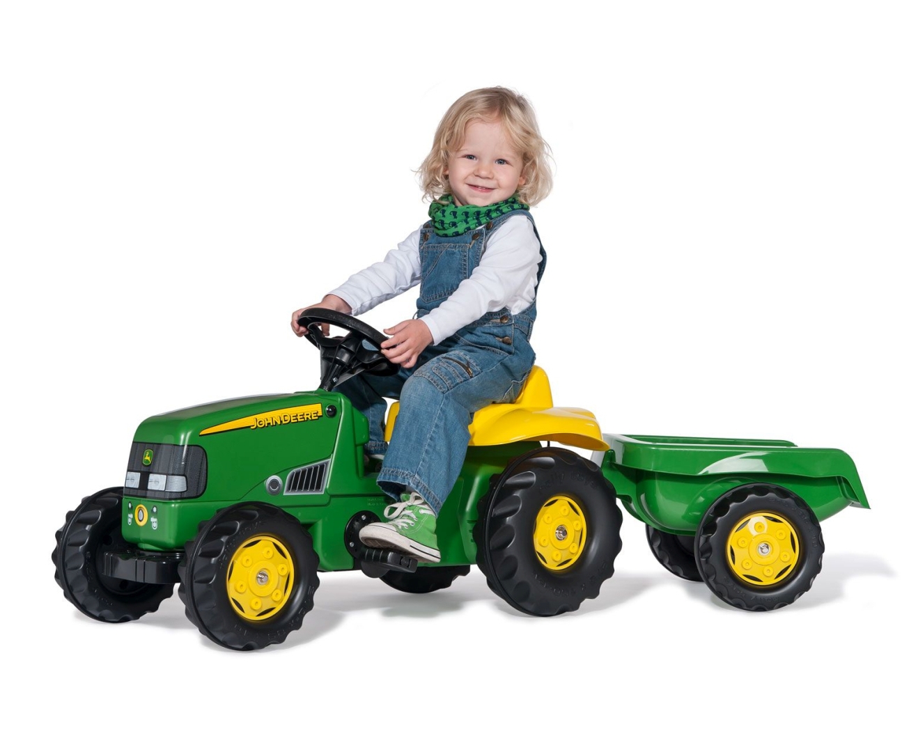 Rolly Toys 012190 Traktor Rolly Kid John Deere z przyczepą — zdjęcie 7