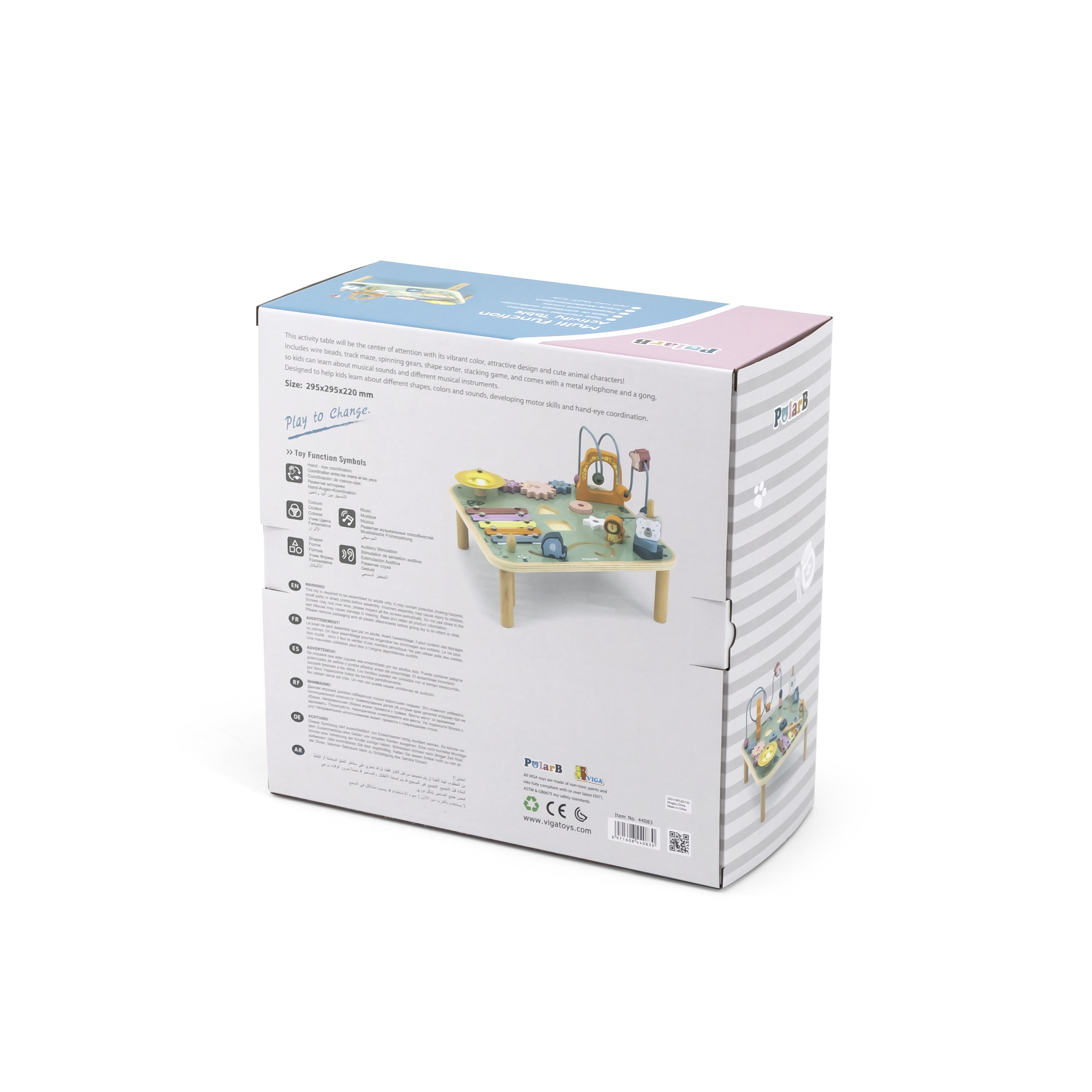 Viga 44083 PolarB Muzyczny stolik edukacyjny — zdjęcie 9