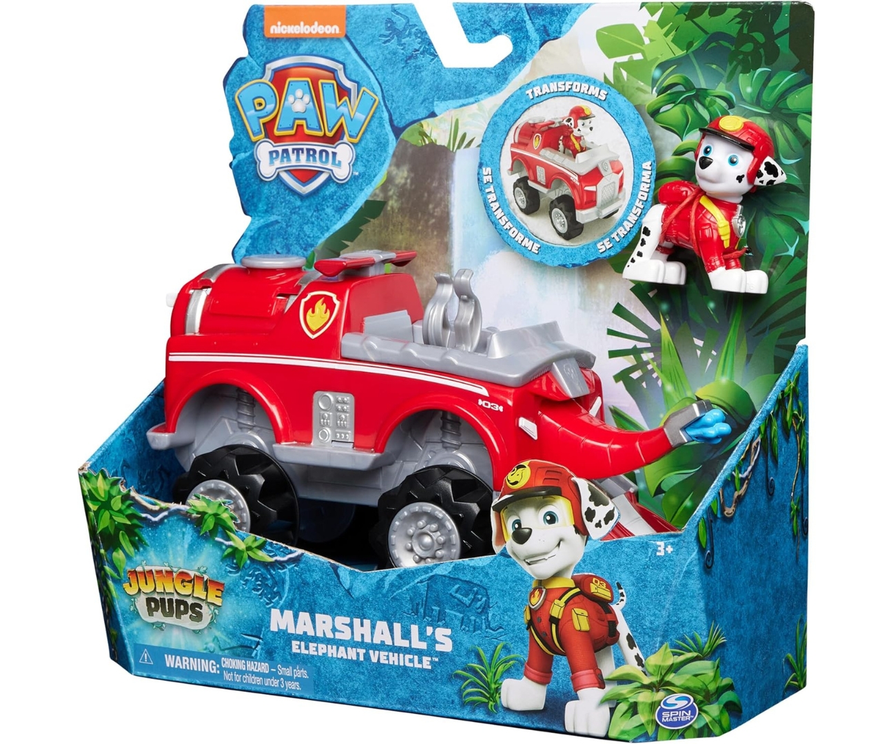 Spin Master 6067759 Psi Patrol Pojazd z Dżungli - Jungle Marshall — zdjęcie 2