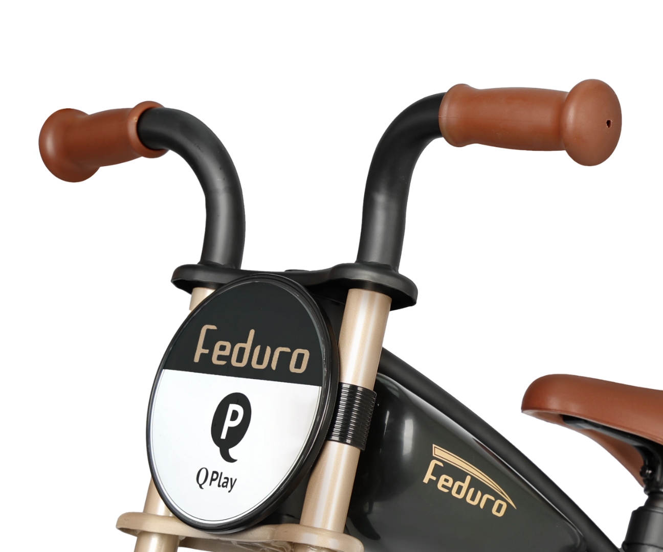 Qplay Rowerek Biegowy Feduro Black-Golden — zdjęcie 5