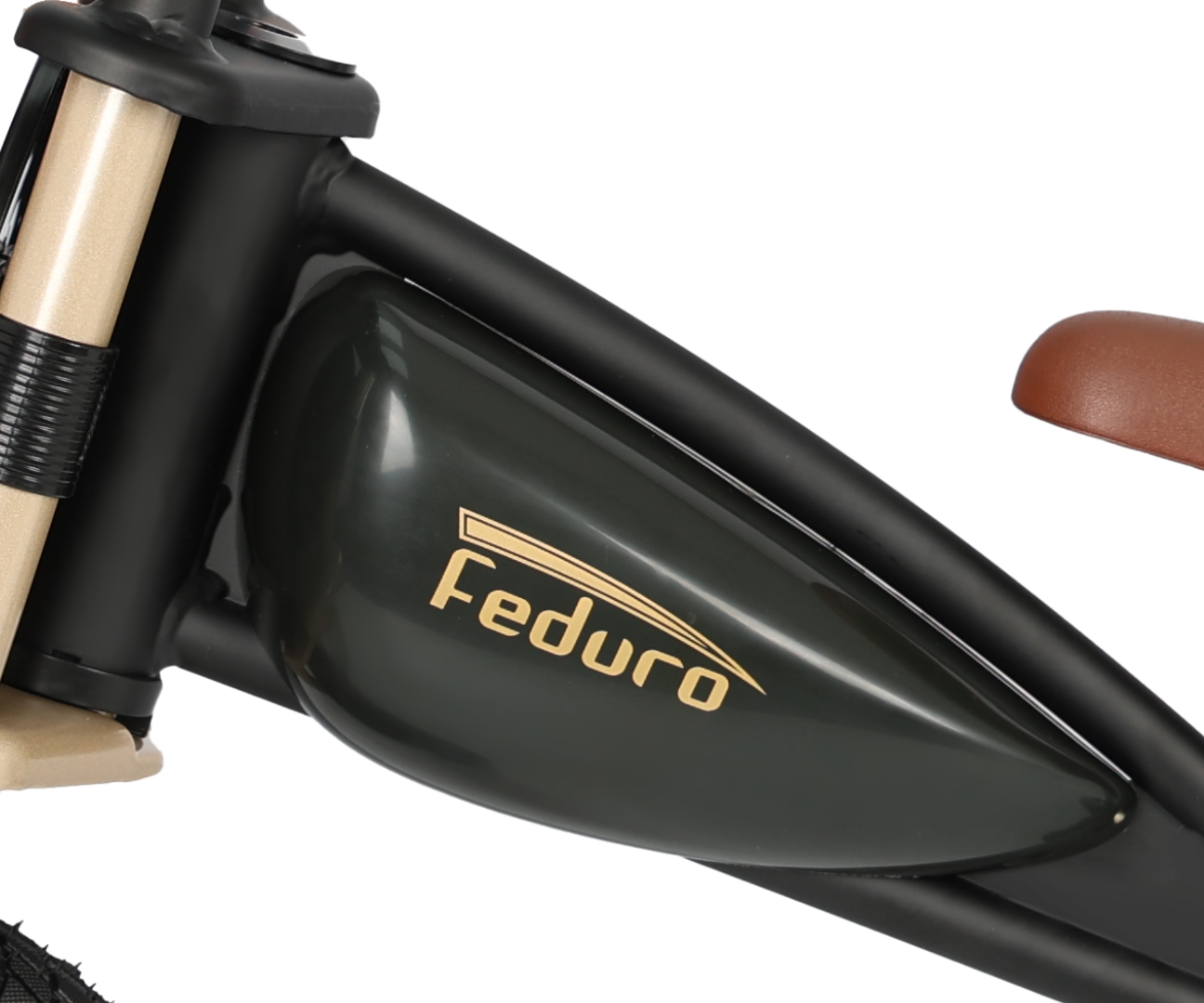 Qplay Rowerek Biegowy Feduro Black-Golden — zdjęcie 7