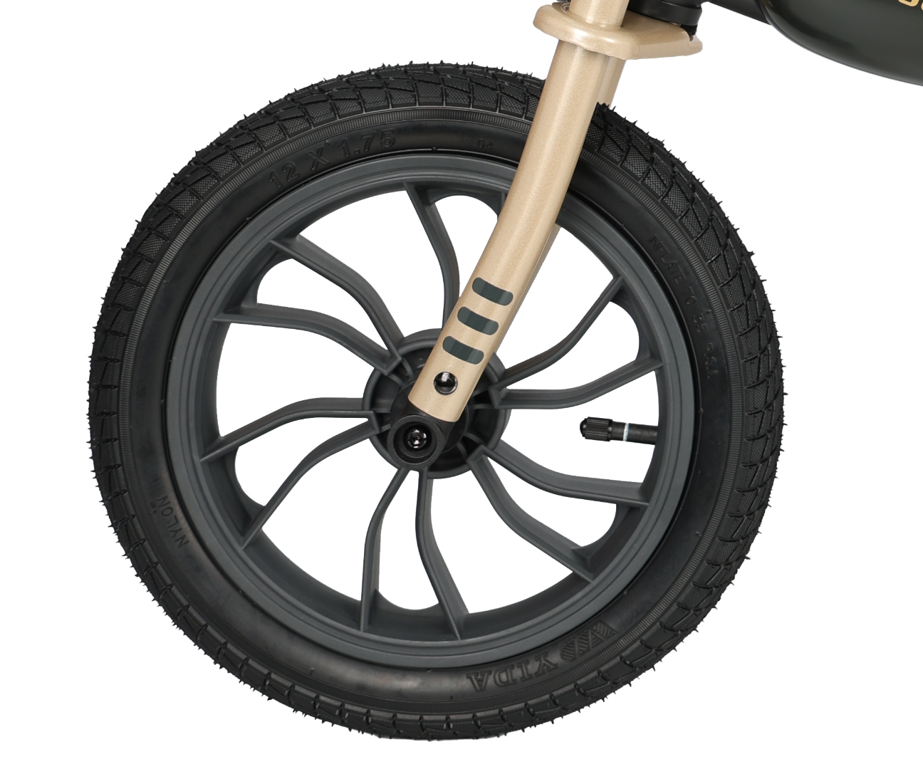 Qplay Rowerek Biegowy Feduro Black-Golden — zdjęcie 8