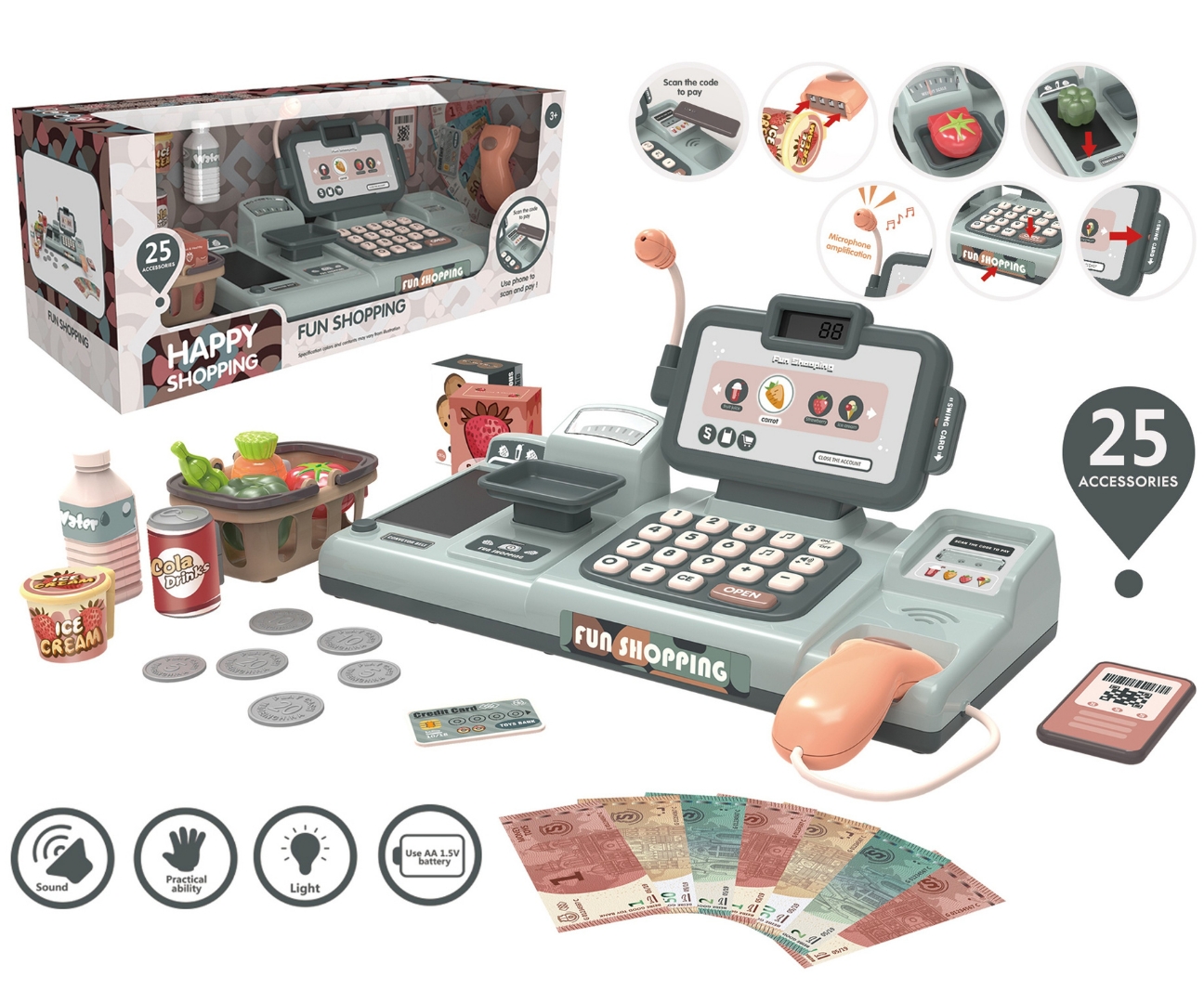 TinyMini 70820 Interaktywna kasa fiskalna — zdjęcie 10