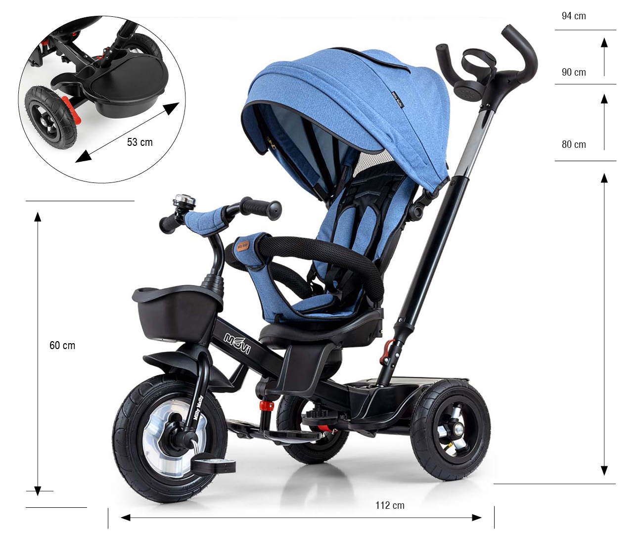 ND18_6182 Milly Mally Rowerek Trojkolowy Movi Den