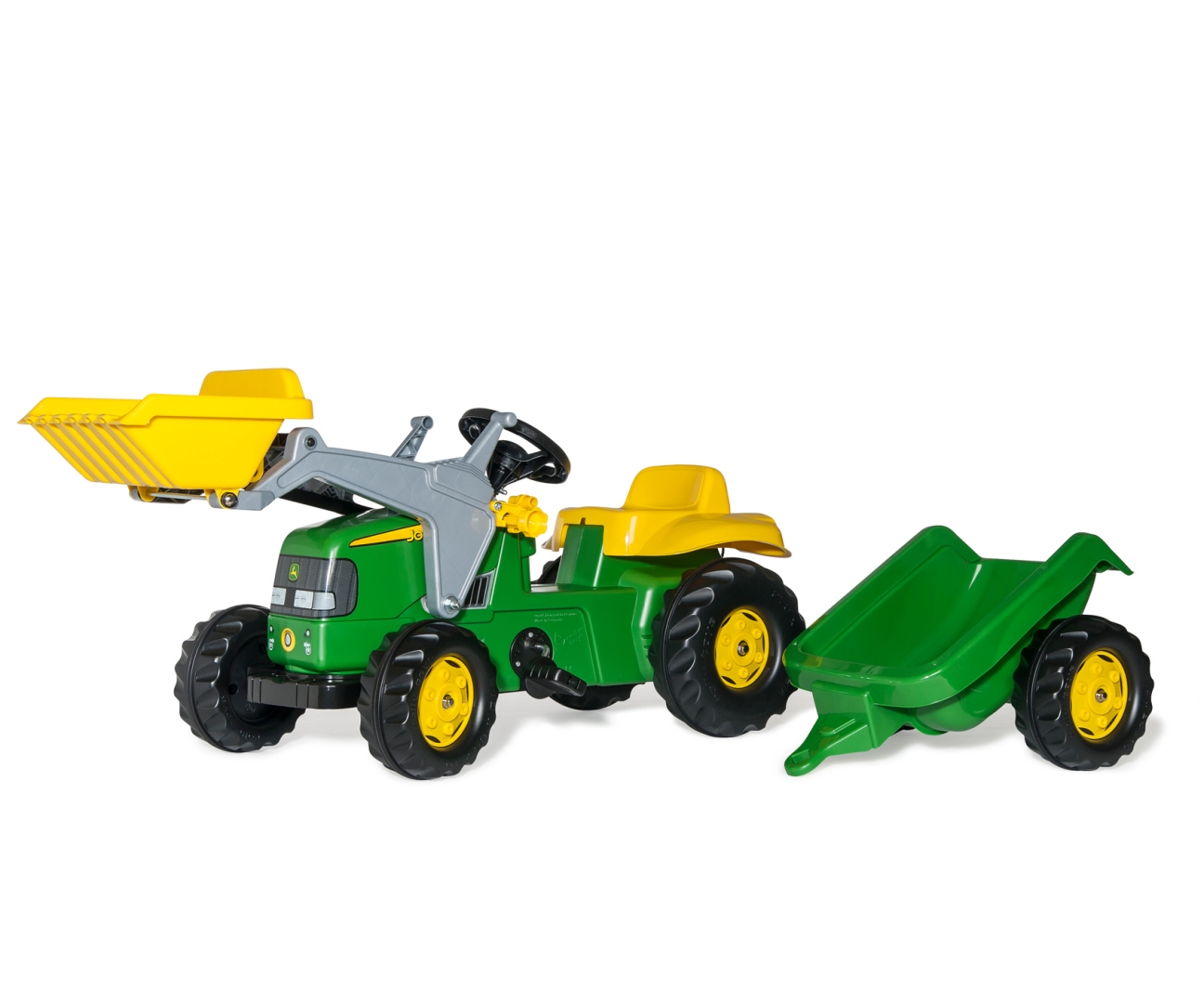 Rolly Toys 0 Rolly Kid John Deere traktor koos ku..
