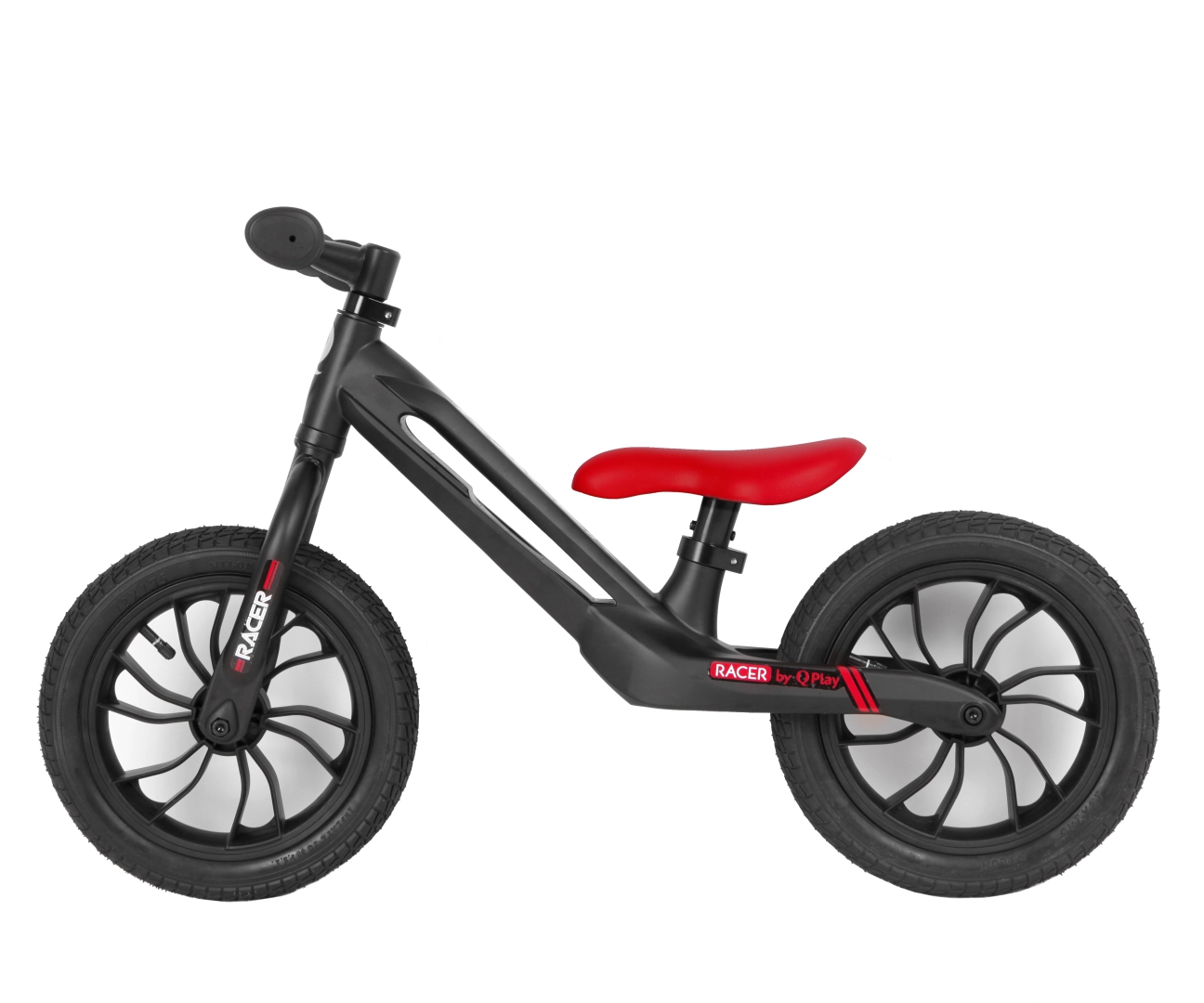 QPLAY Rowerek Biegowy Racer Black