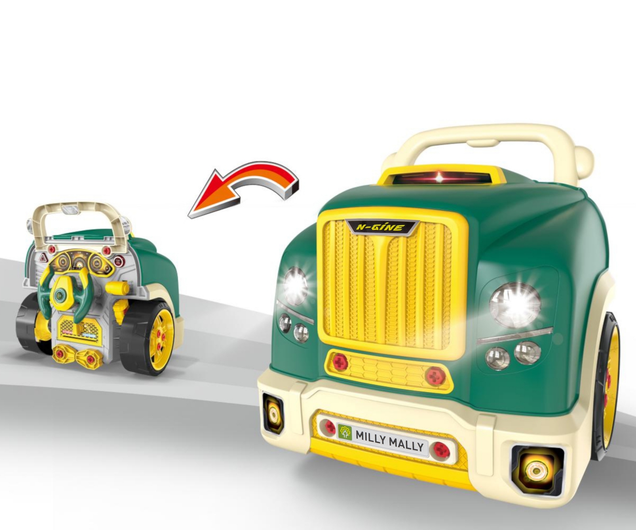 Milly Mally Silnik rozkręcalny N-gine Green — zdjęcie 8
