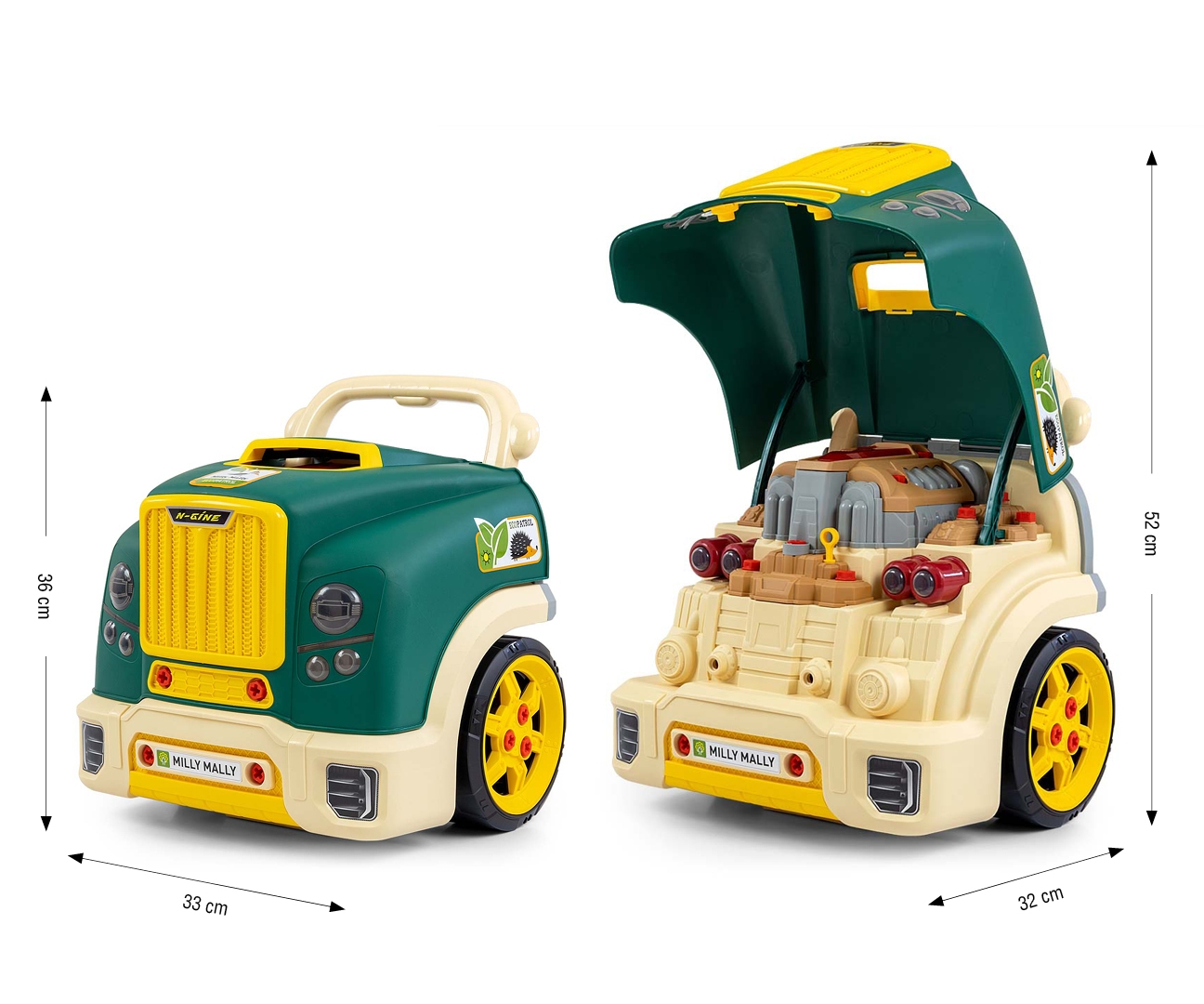 Milly Mally Silnik rozkręcalny N-gine Green — zdjęcie 14