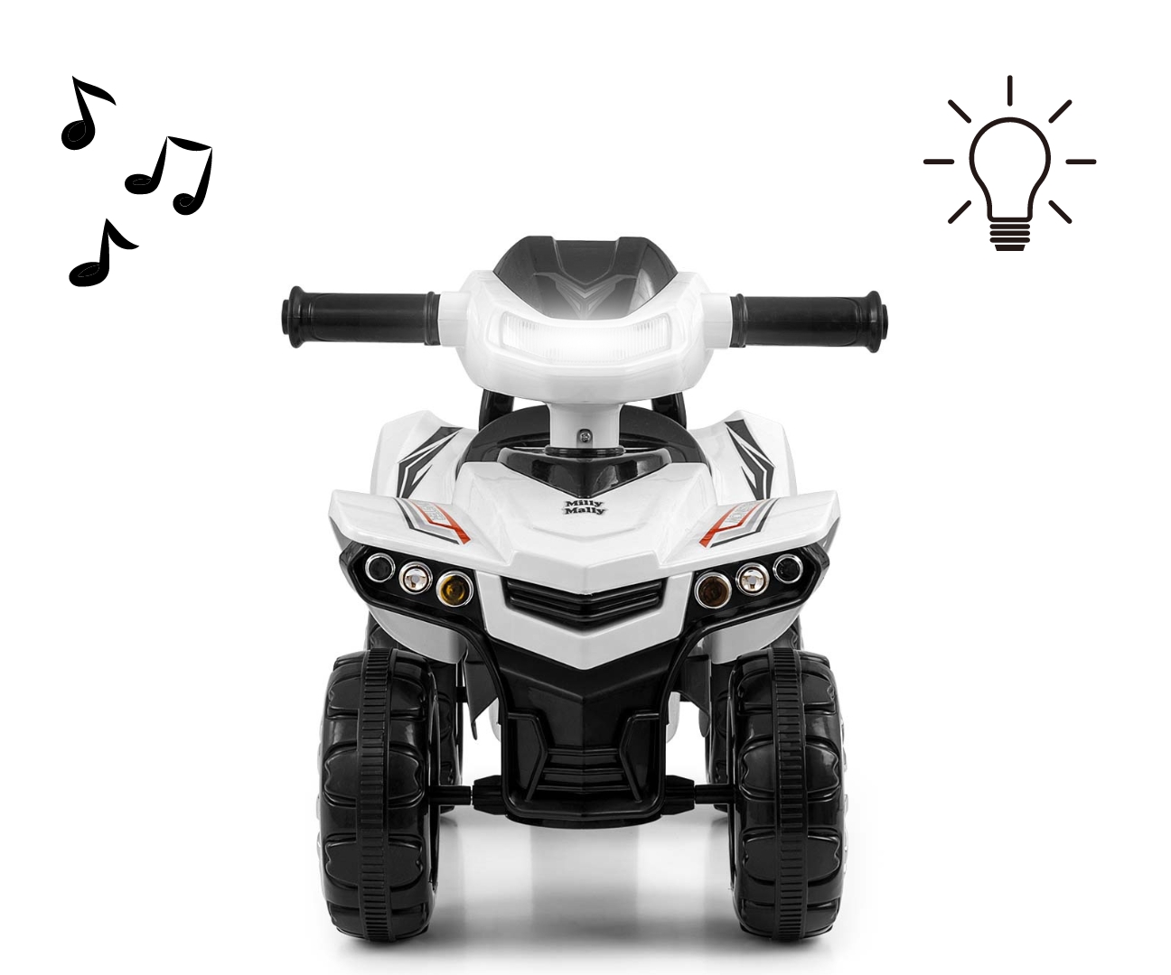 Milly Mally Pojazd Monster White — zdjęcie 6