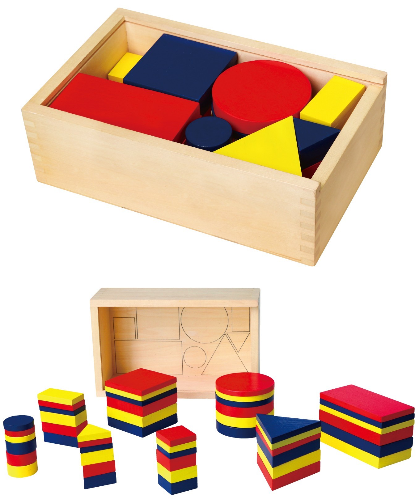 Viga 56164 Klocki logiczne - figury geometryczne — zdjęcie 2
