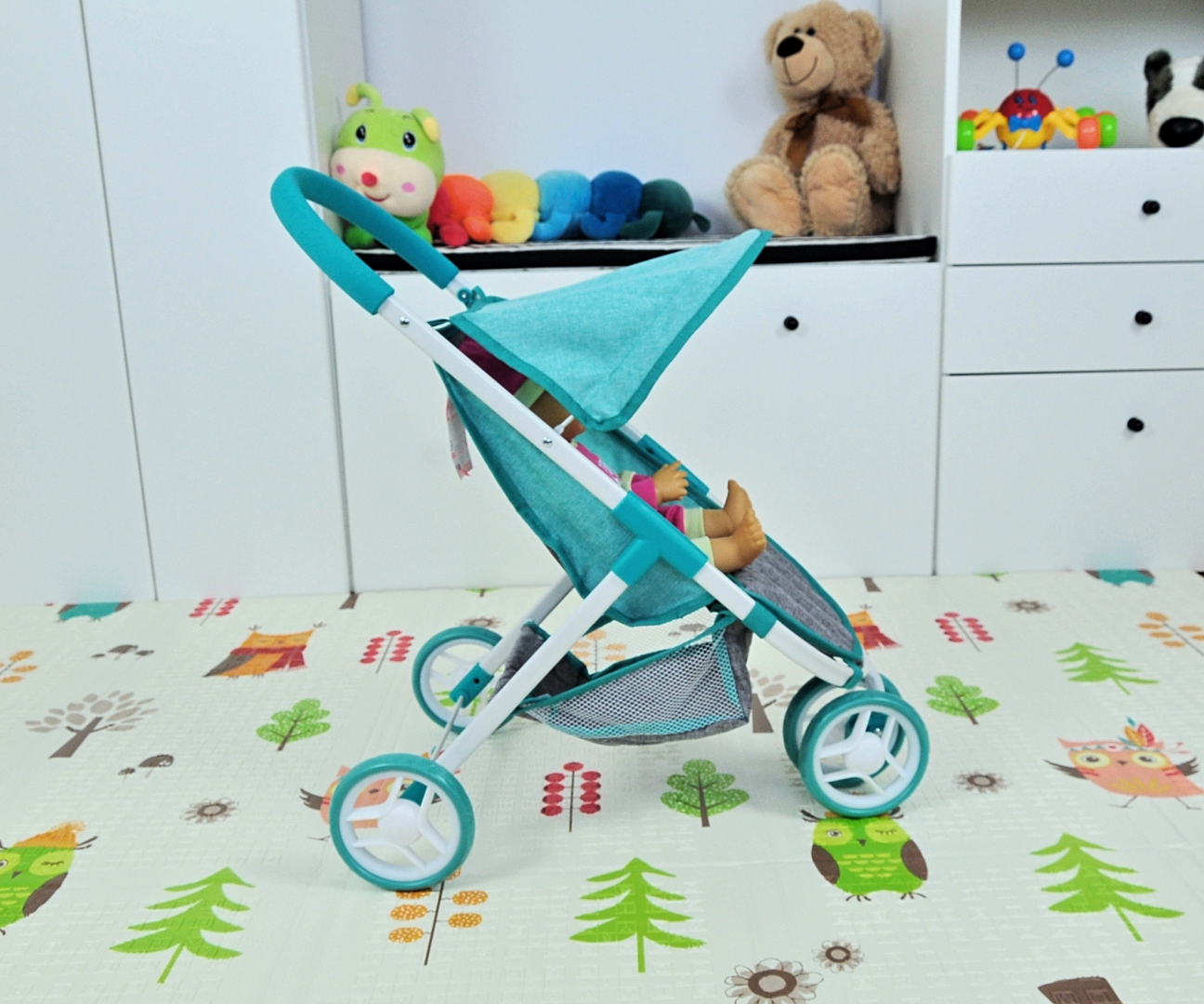 Milly Mally Wózek dla lalek Susie Prestige Mint — zdjęcie 8