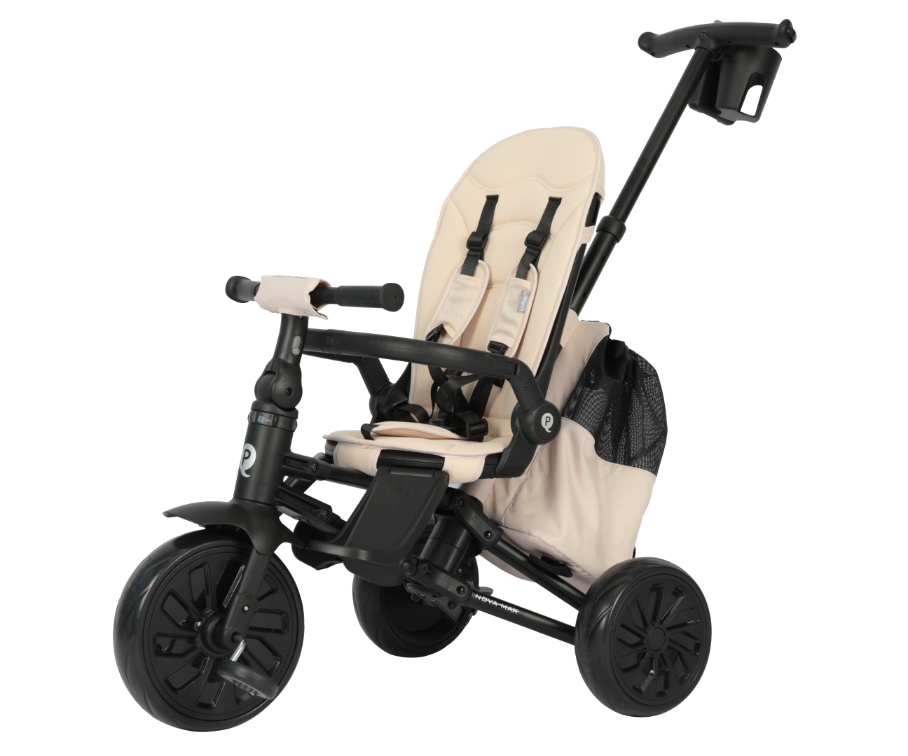 Qplay Rowerek Trójkołowy Nova Max Beige — zdjęcie 4