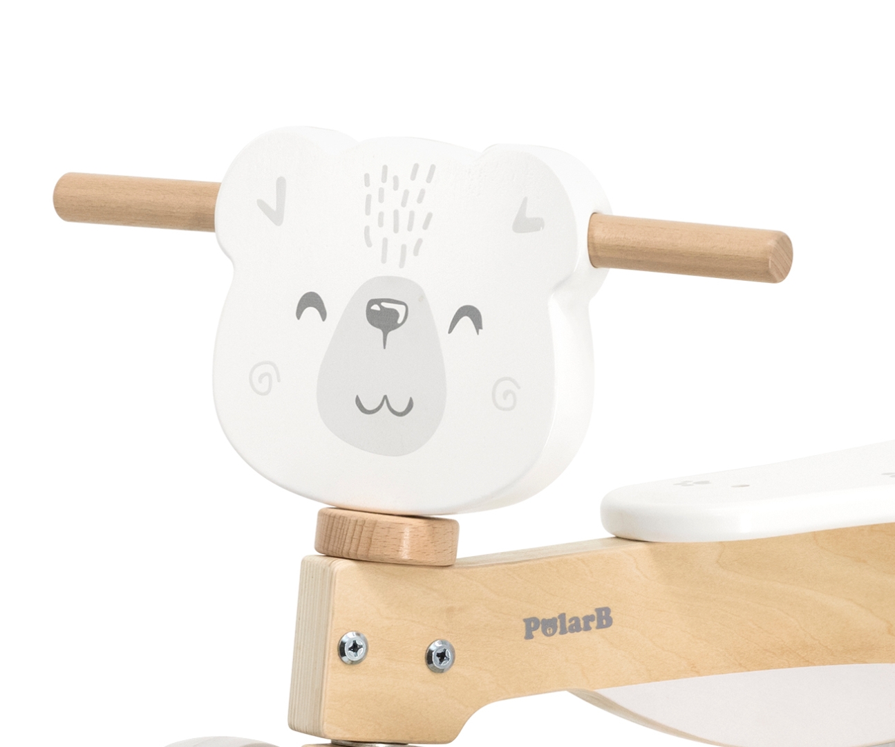 Viga 44239 PolarB Drewniany jeździk - Miś — zdjęcie 3