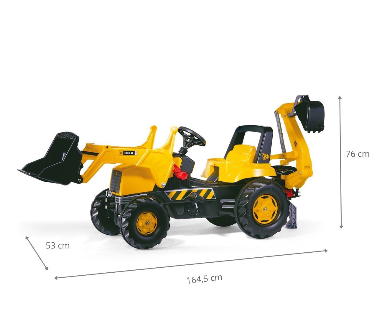 Rolly Toys 812004 Traktor Rolly Junior JCB z łyżką i koparką — zdjęcie 7