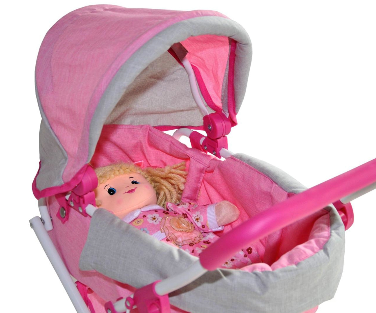 Milly Mally Wózek dla lalek Alice Prestige Pink — zdjęcie 2